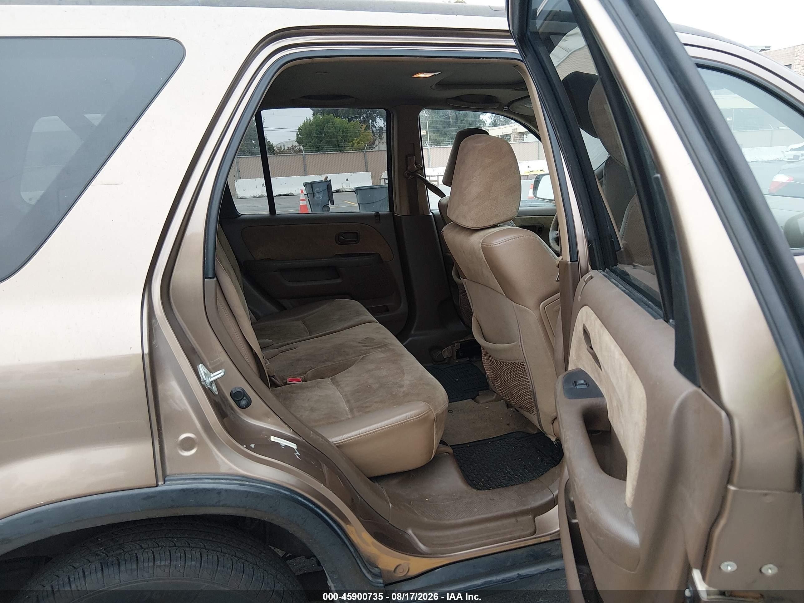 2002 Honda Cr-v Ex Brown vin: JHLRD78882C052379