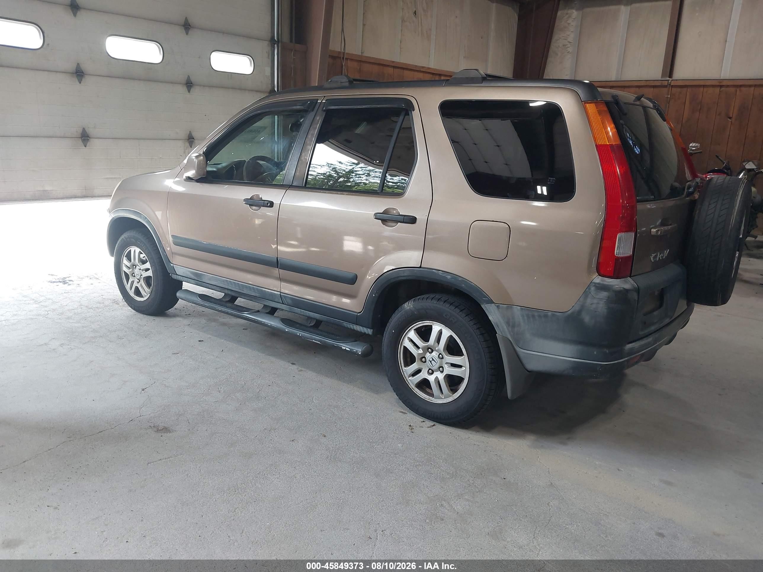 2002 Honda Cr-v Ex Brown vin: JHLRD78882C074916