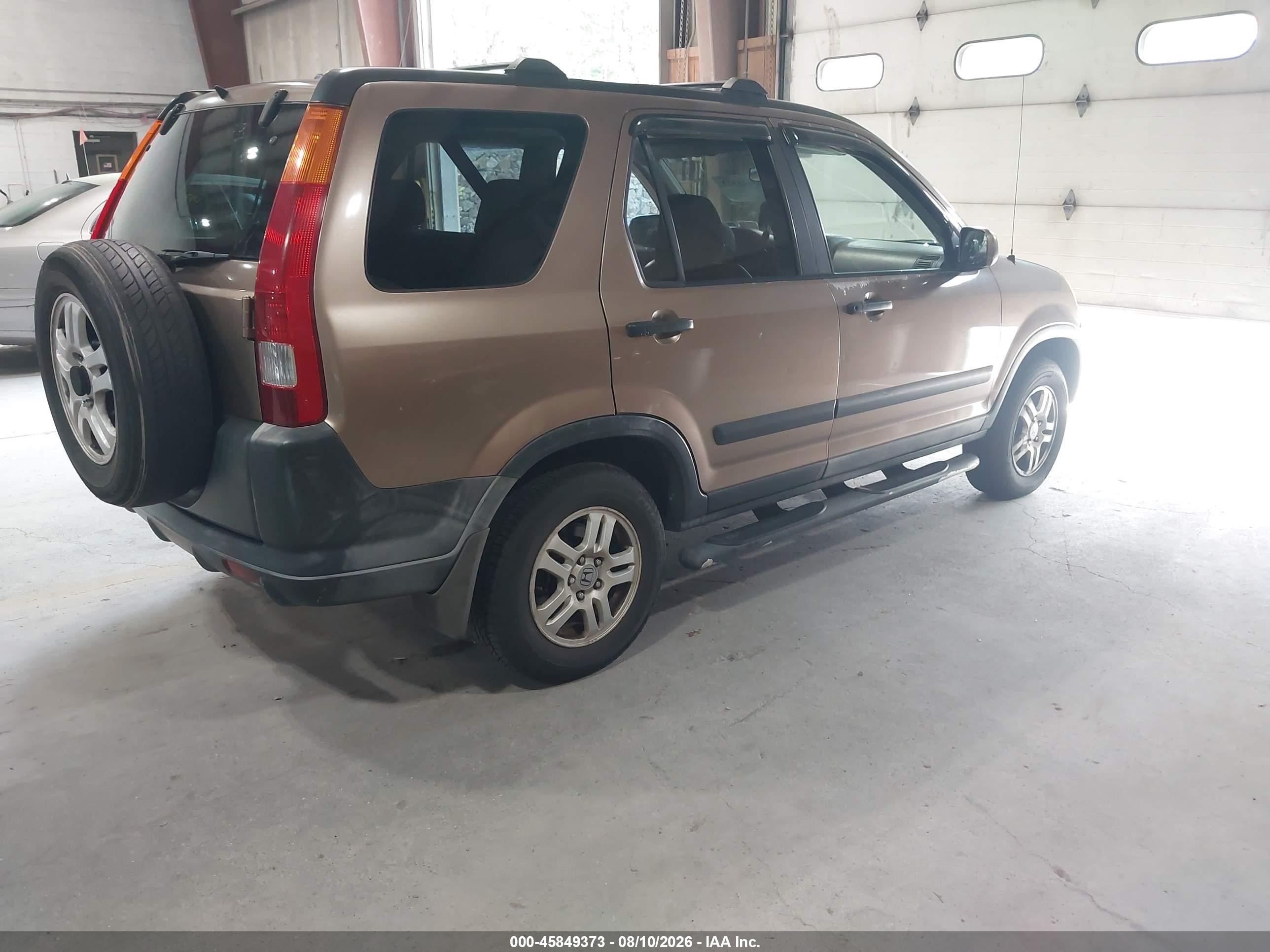 2002 Honda Cr-v Ex Brown vin: JHLRD78882C074916