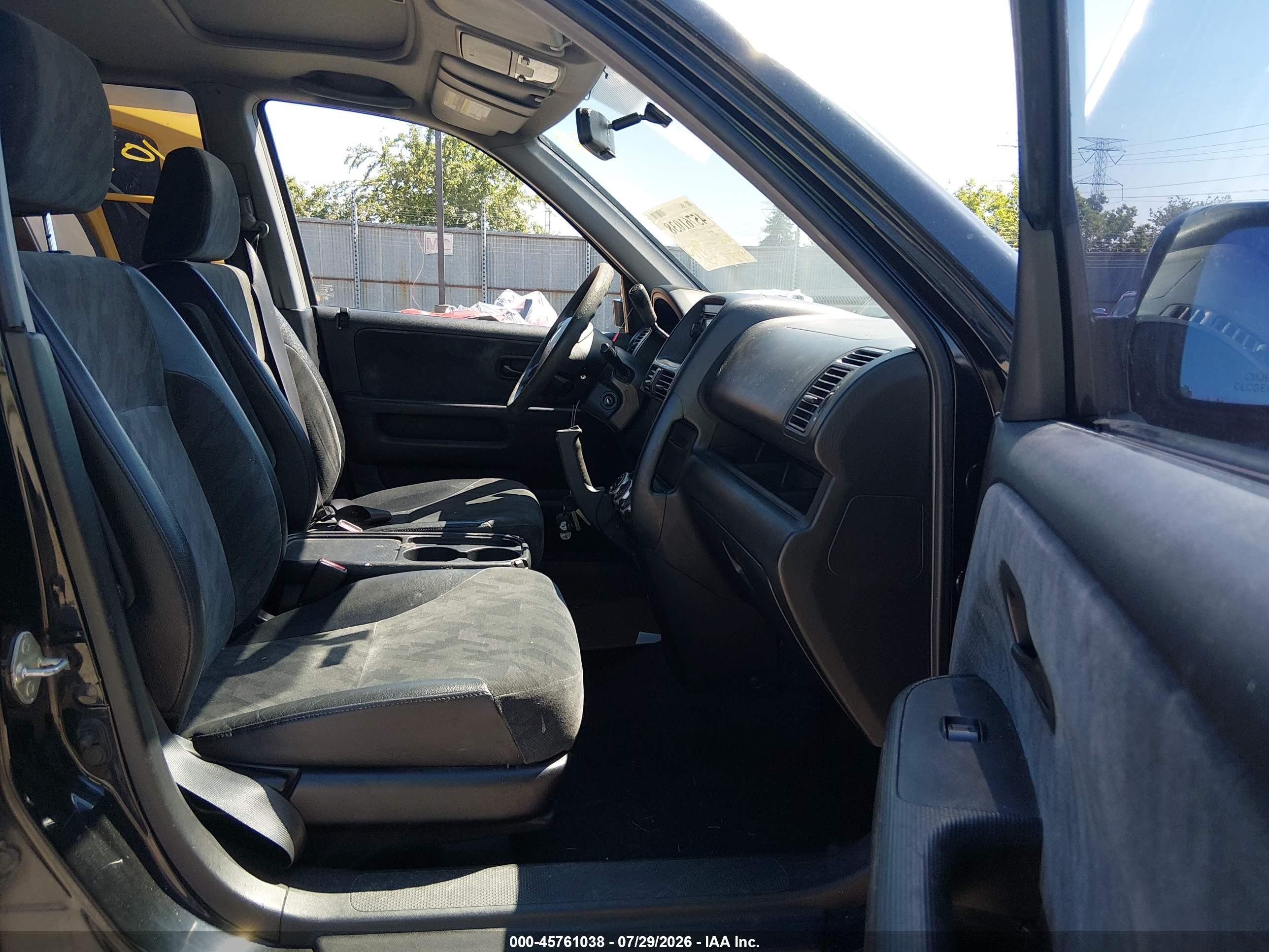 2003 Honda Cr-v Ex Black vin: JHLRD78883C013051