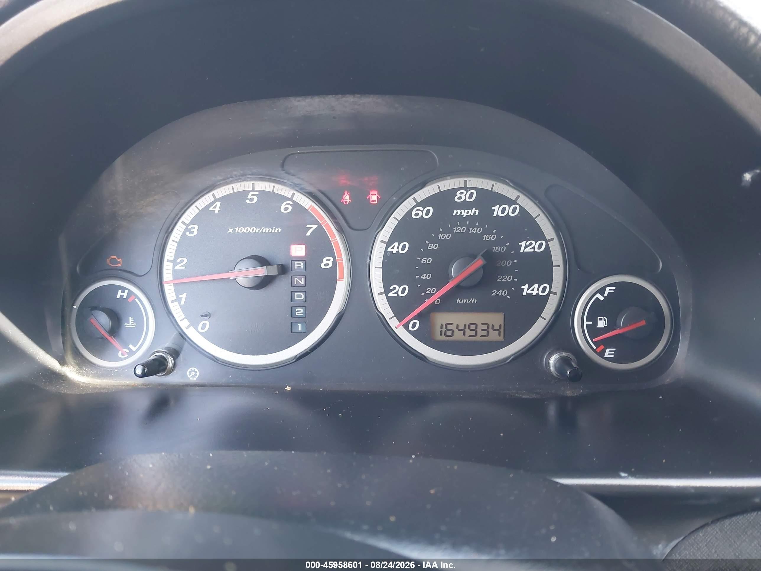 2003 Honda Cr-v Ex Серебряный vin: JHLRD78883C043327
