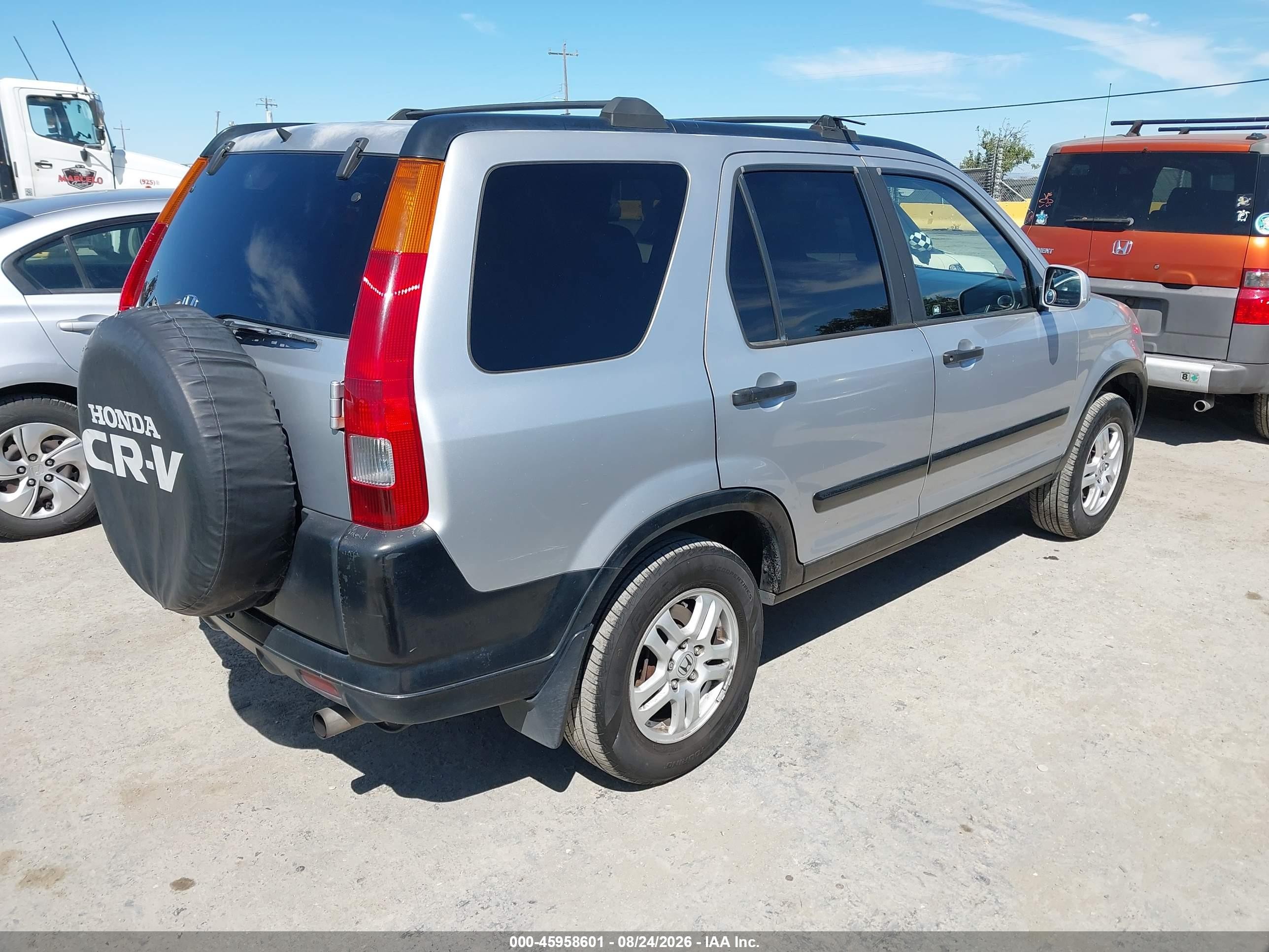 2003 Honda Cr-v Ex Серебряный vin: JHLRD78883C043327