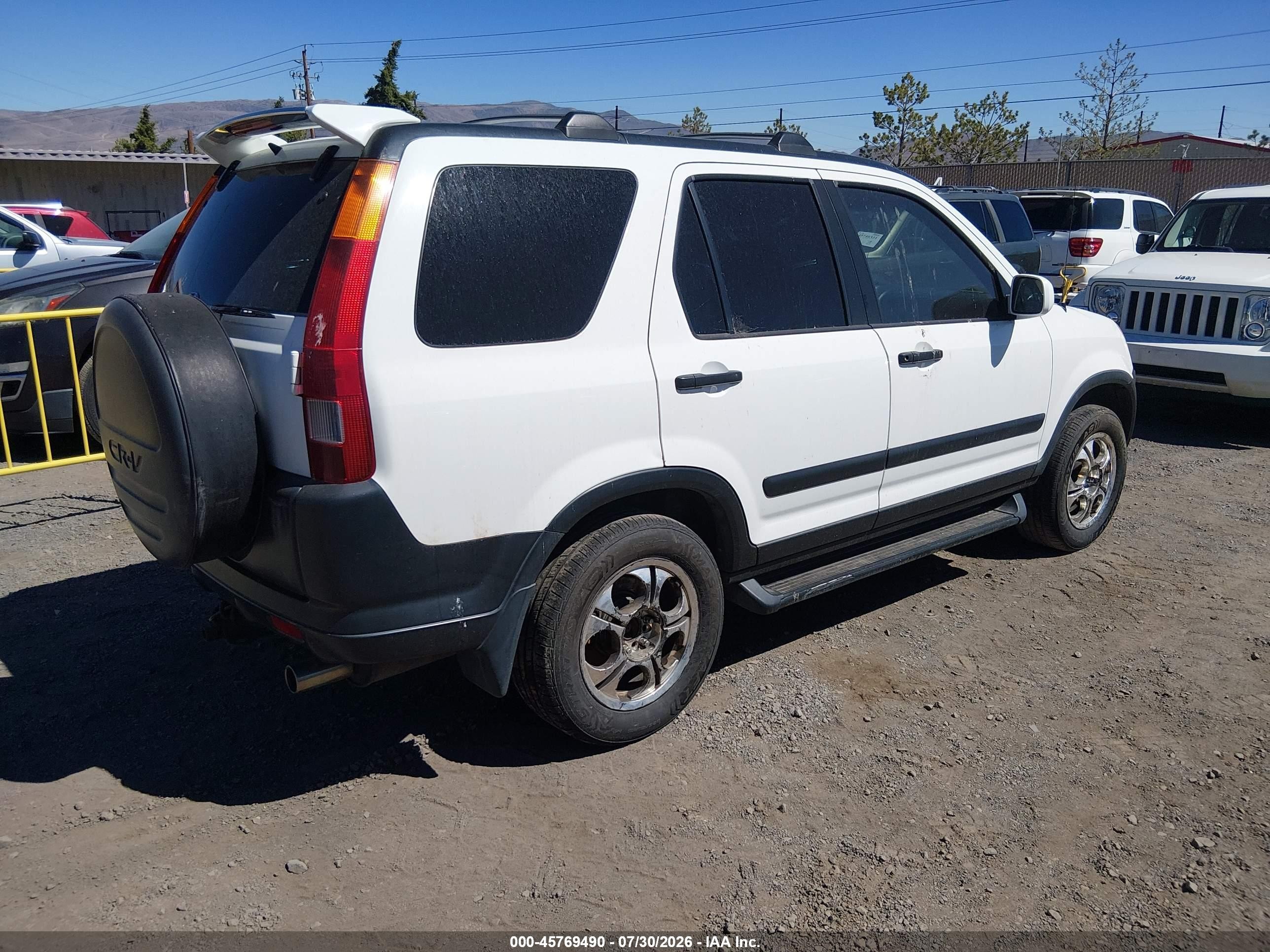 2004 Honda Cr-v Ex Белый vin: JHLRD78884C030563