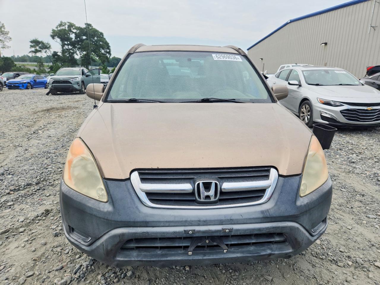 2004 Honda Cr-v Ex Beige vin: JHLRD78884C035052