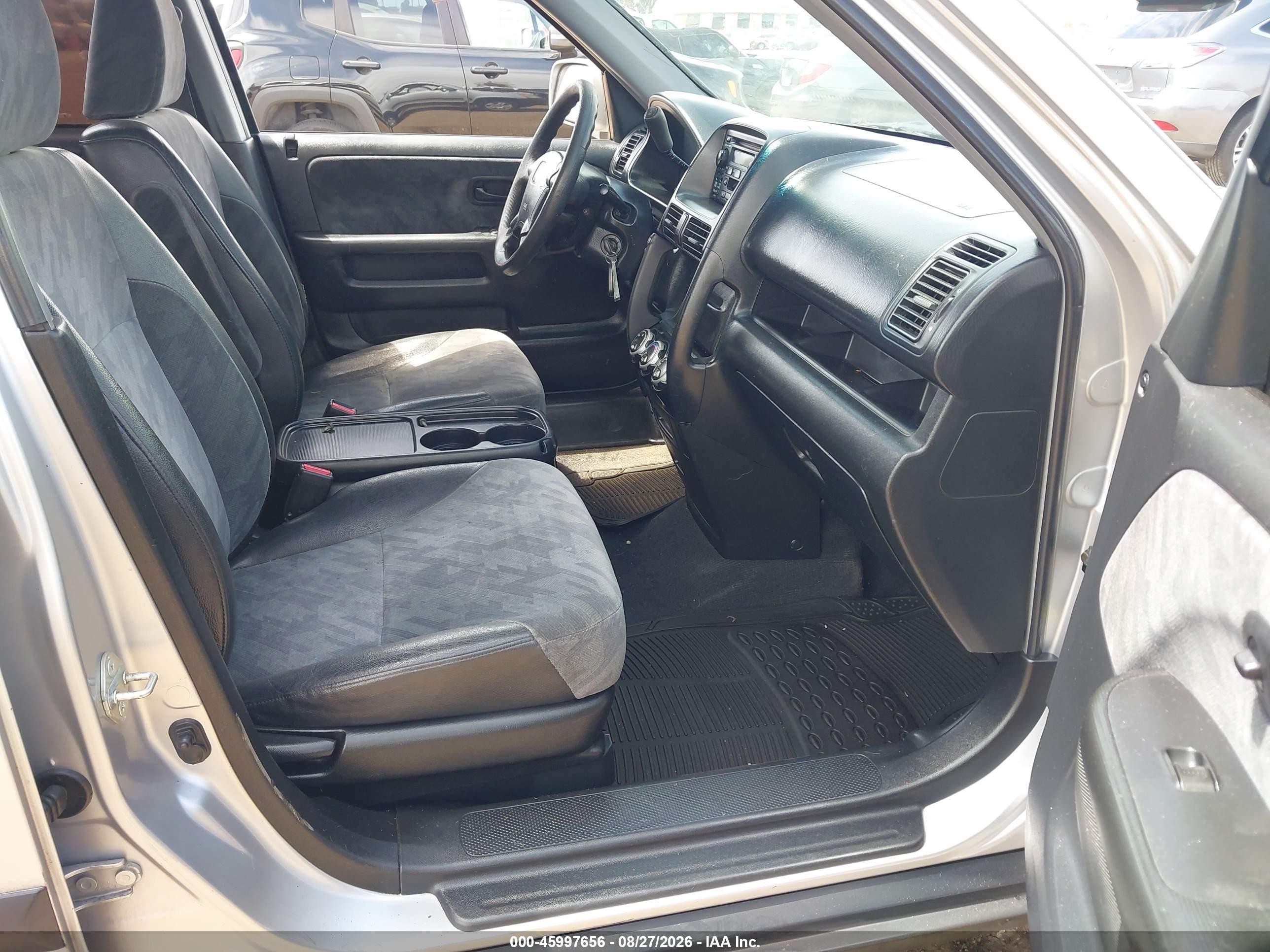 2004 Honda Cr-v Ex Gray vin: JHLRD78884C049324