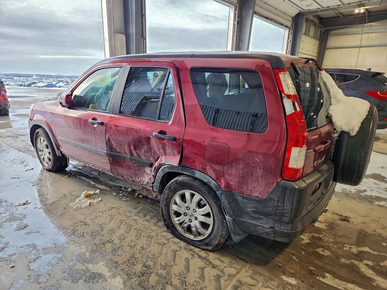 2005 Honda Cr-v Ex Красный vin: JHLRD78885C019564