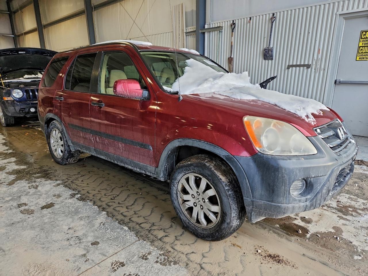 2005 Honda Cr-v Ex Красный vin: JHLRD78885C019564