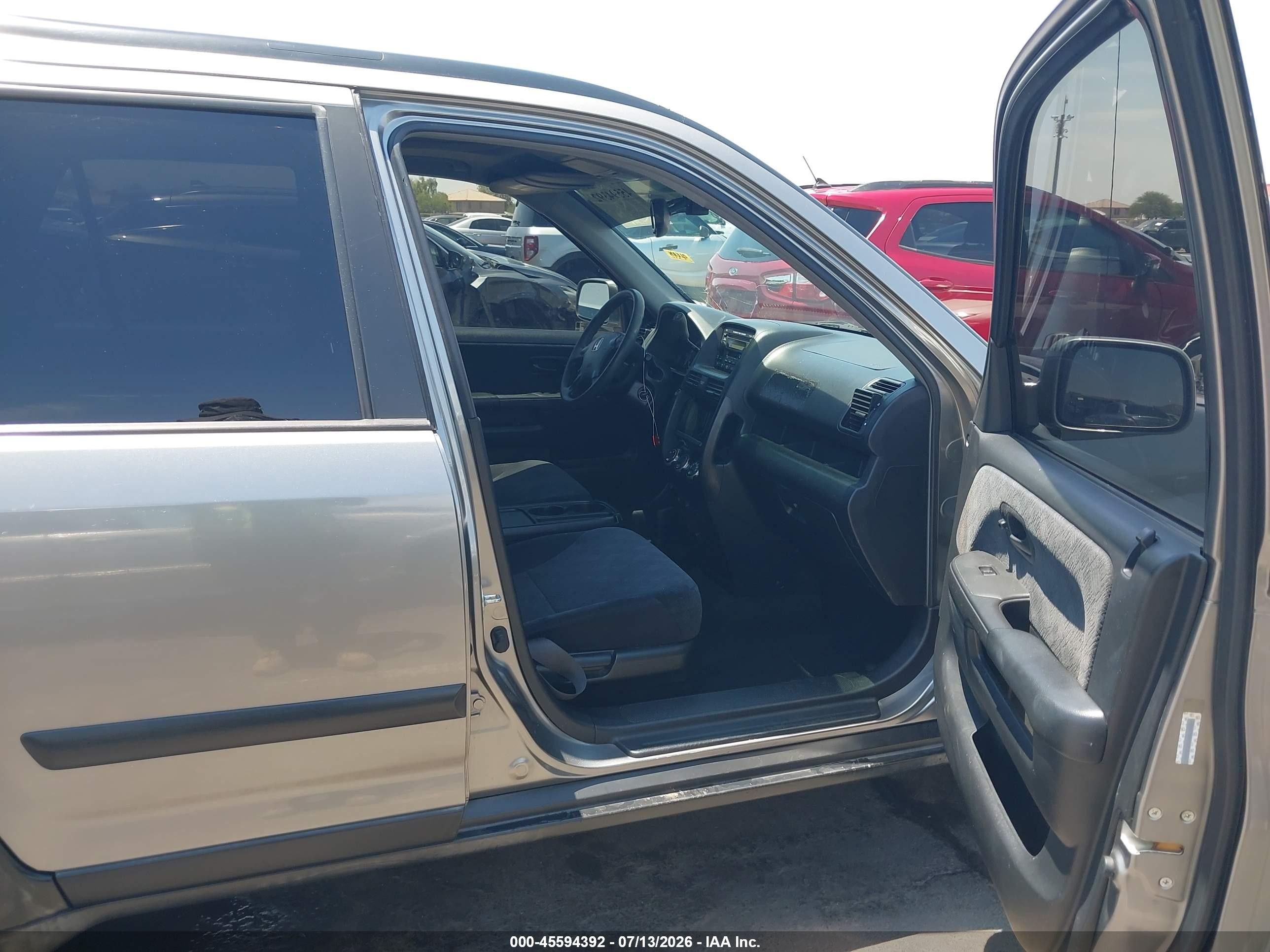 2005 Honda Cr-v Ex Gray vin: JHLRD78885C028264