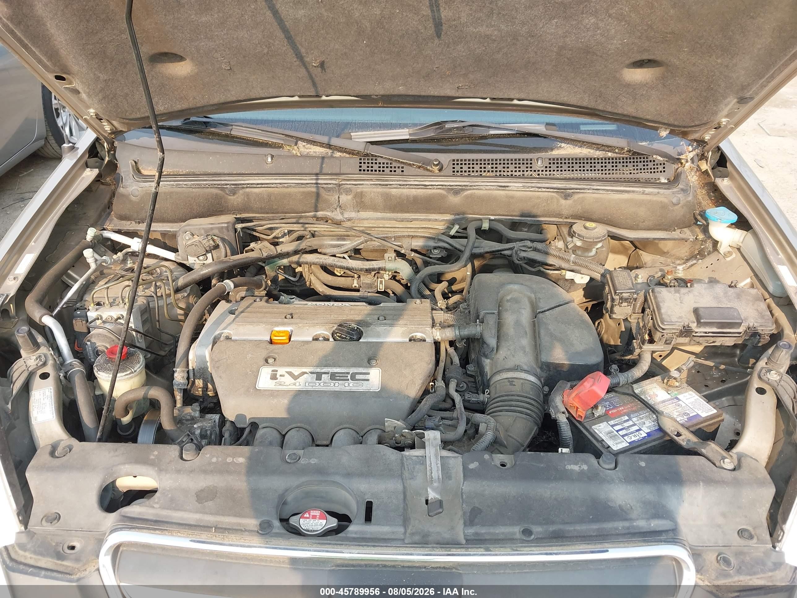 2005 Honda Cr-v Ex Золотой vin: JHLRD78885C038955