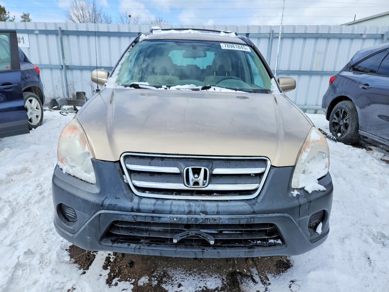 2005 Honda Cr-v Ex Gold vin: JHLRD78885C807048