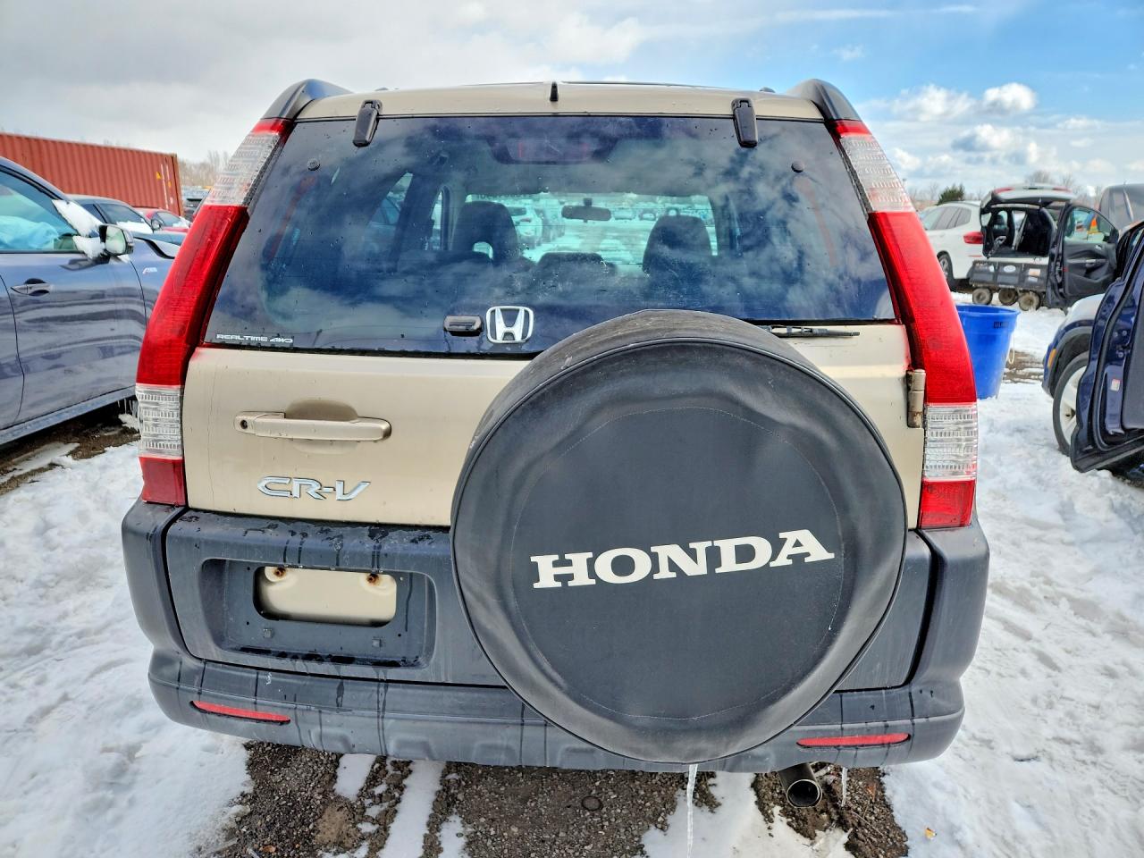 2005 Honda Cr-v Ex Gold vin: JHLRD78885C807048