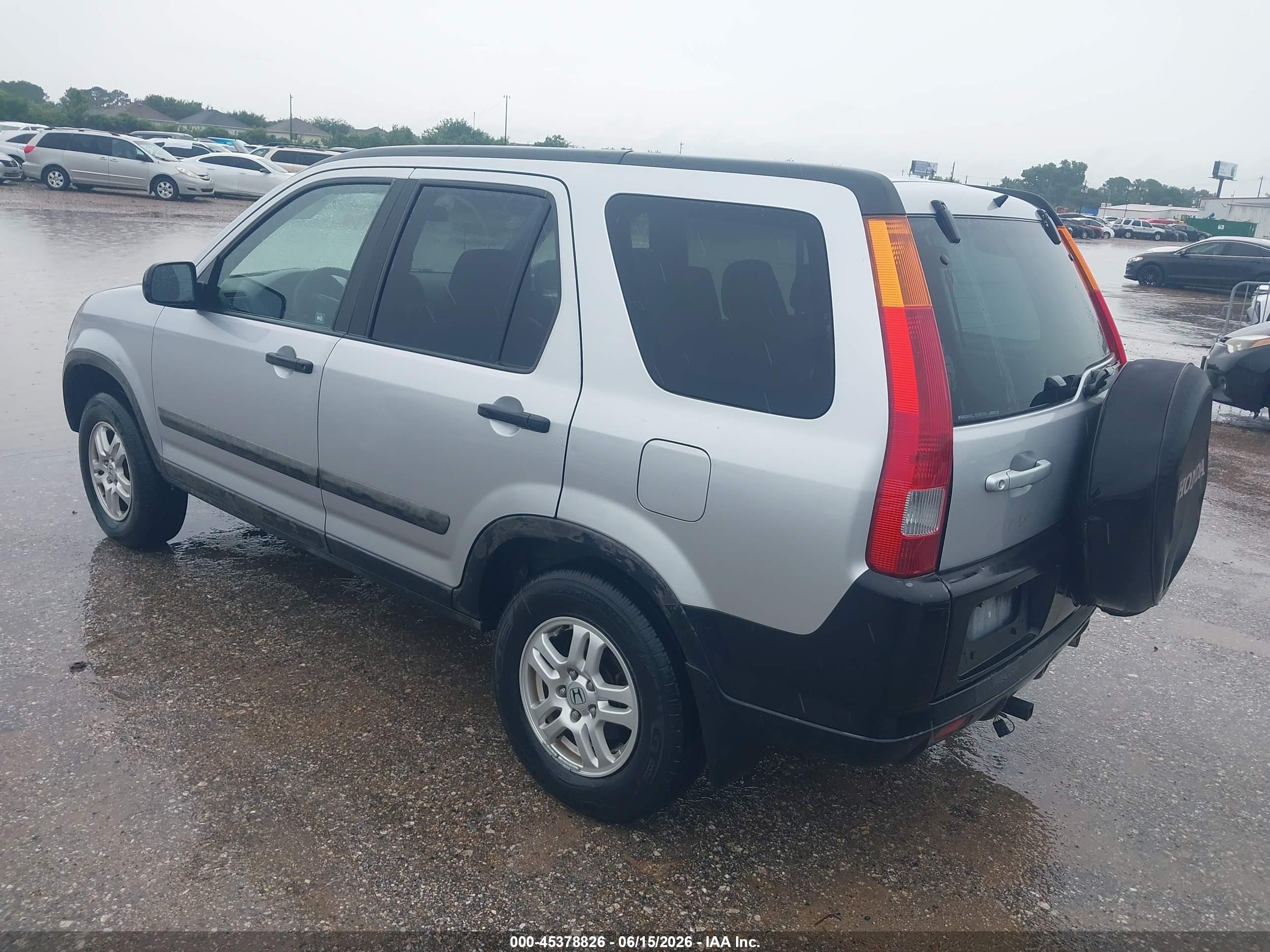 2002 Honda Cr-v Ex Серебряный vin: JHLRD78892C024042