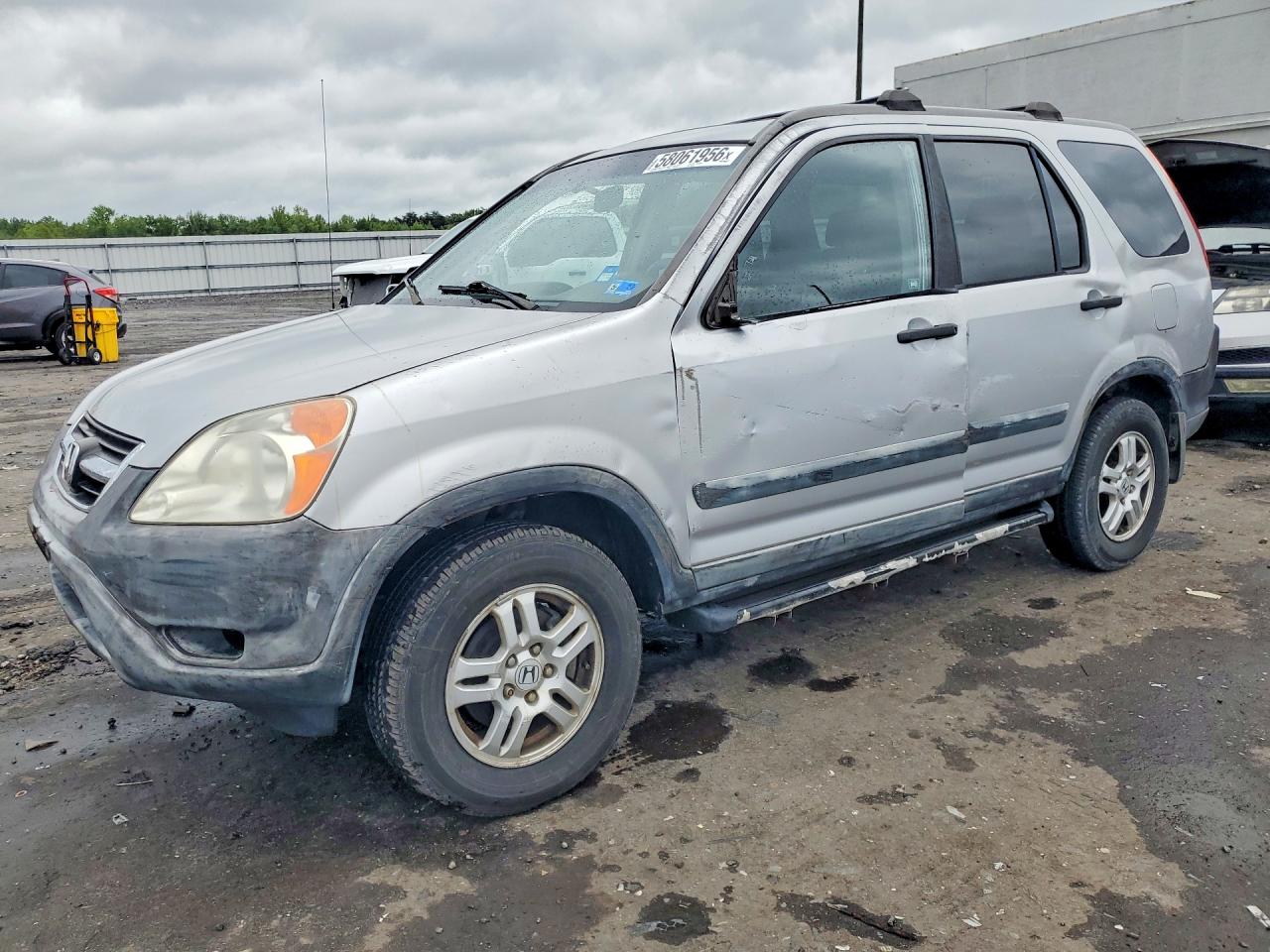 2002 Honda Cr-v Ex Silver vin: JHLRD78892C042265
