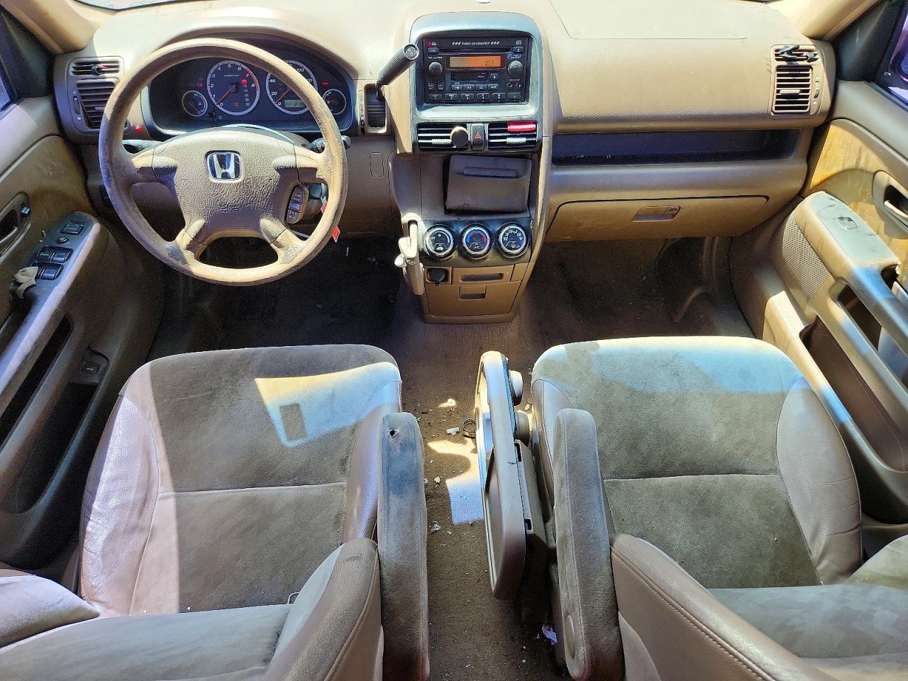 2003 Honda Cr-v Ex Burgundy vin: JHLRD78893C021899