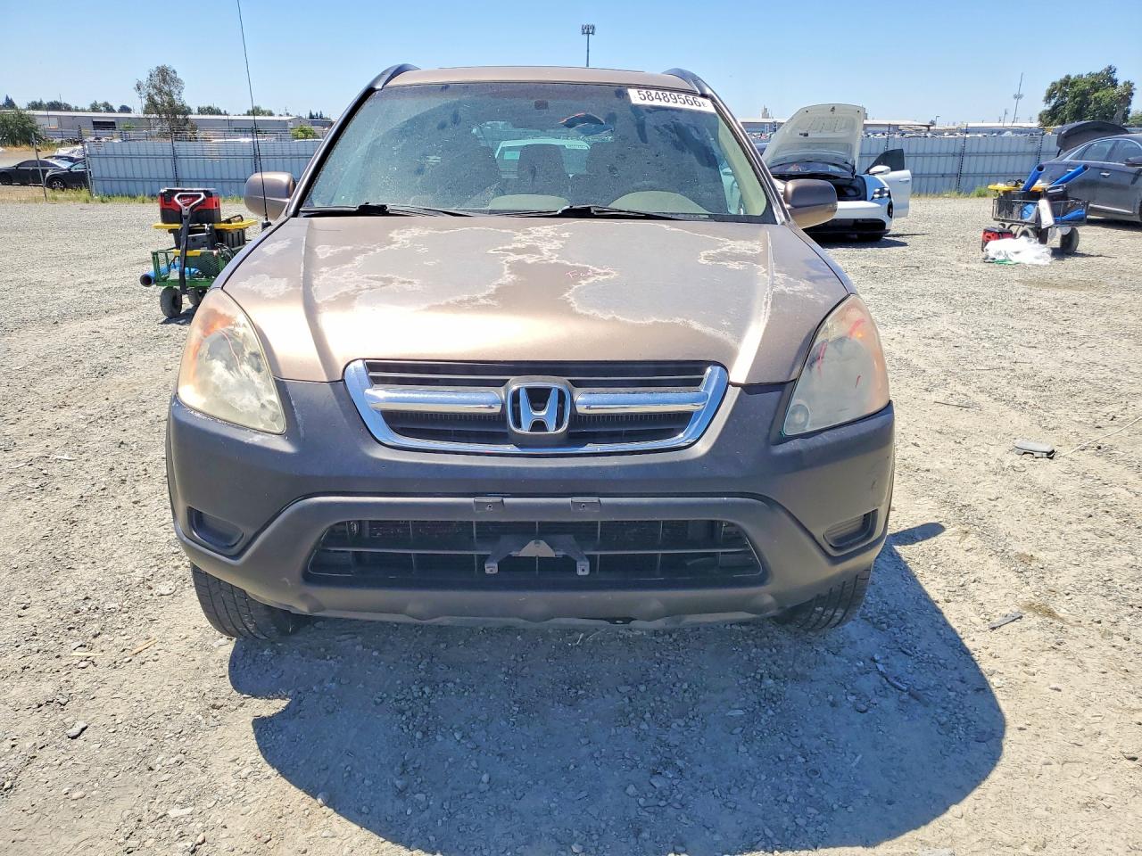 2003 Honda Cr-v Ex Желто-коричневый vin: JHLRD78893C039822