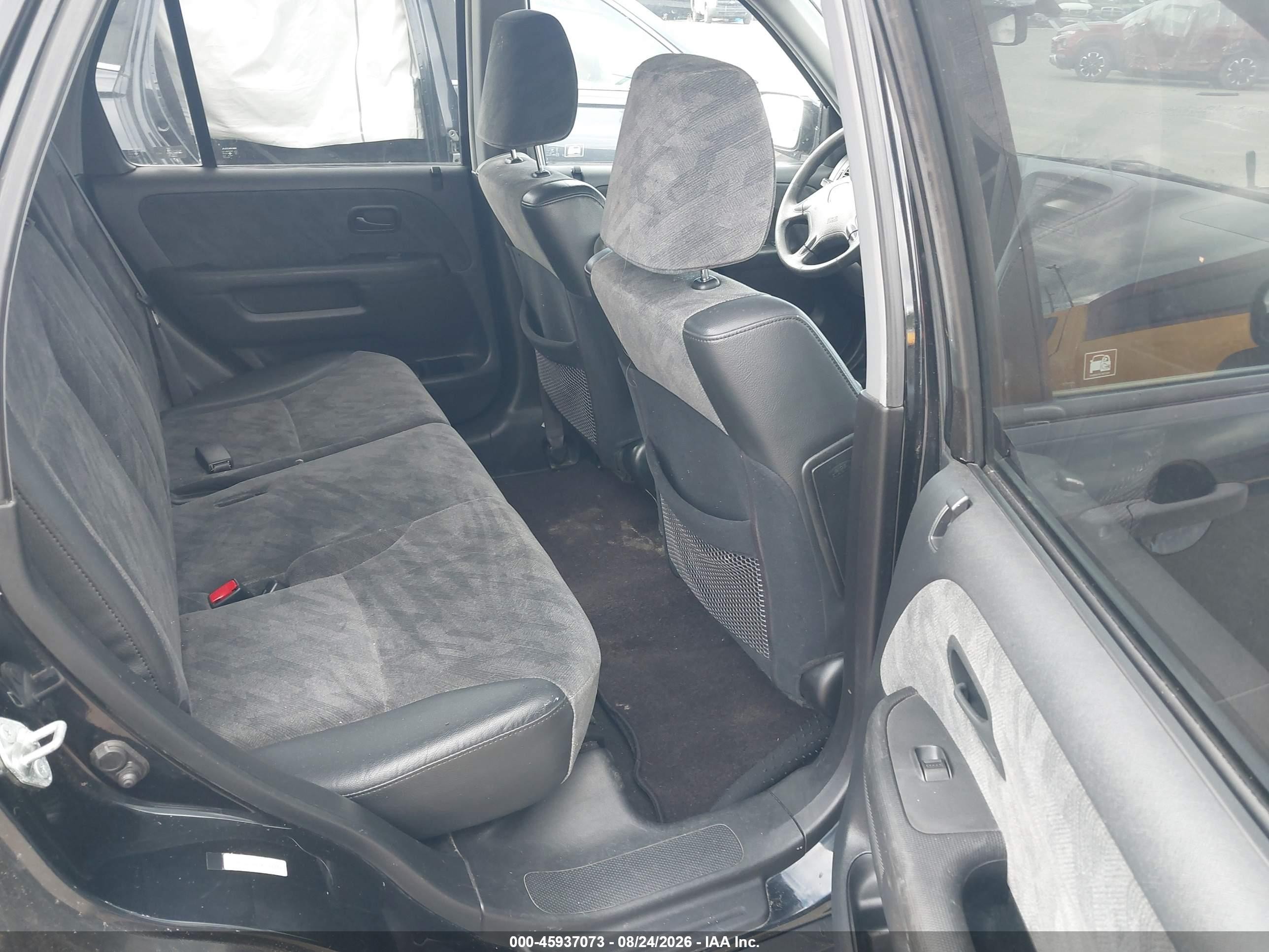 2004 Honda Cr-v Ex Black vin: JHLRD78894C016879