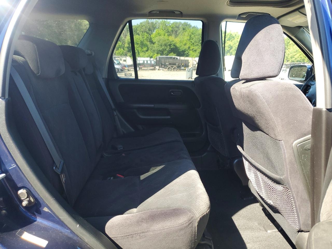 2005 Honda Cr-v Ex Blue vin: JHLRD78895C033117