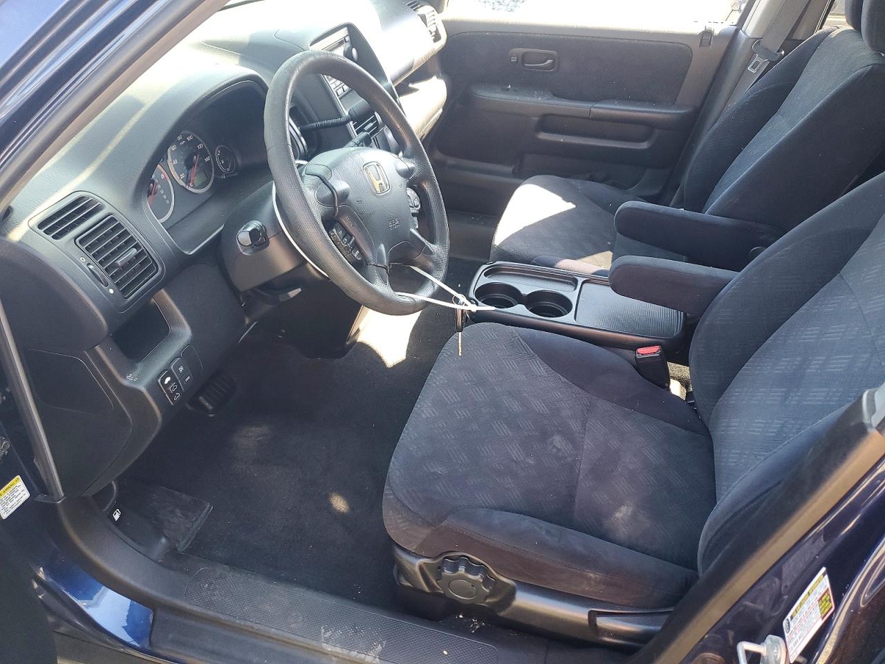 2005 Honda Cr-v Ex Blue vin: JHLRD78895C033117