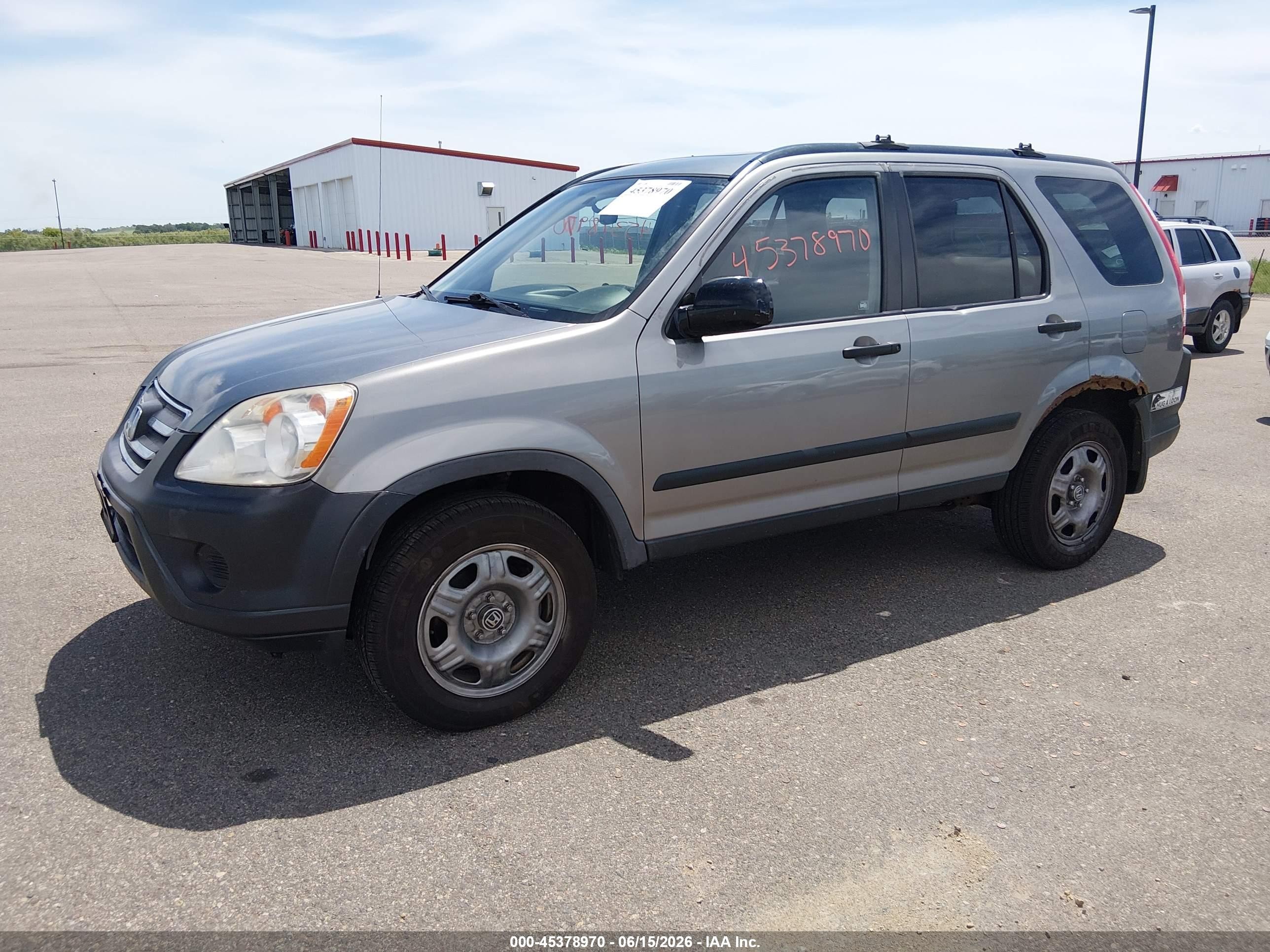 2006 Honda Cr-v Ex Gray vin: JHLRD78896C045351