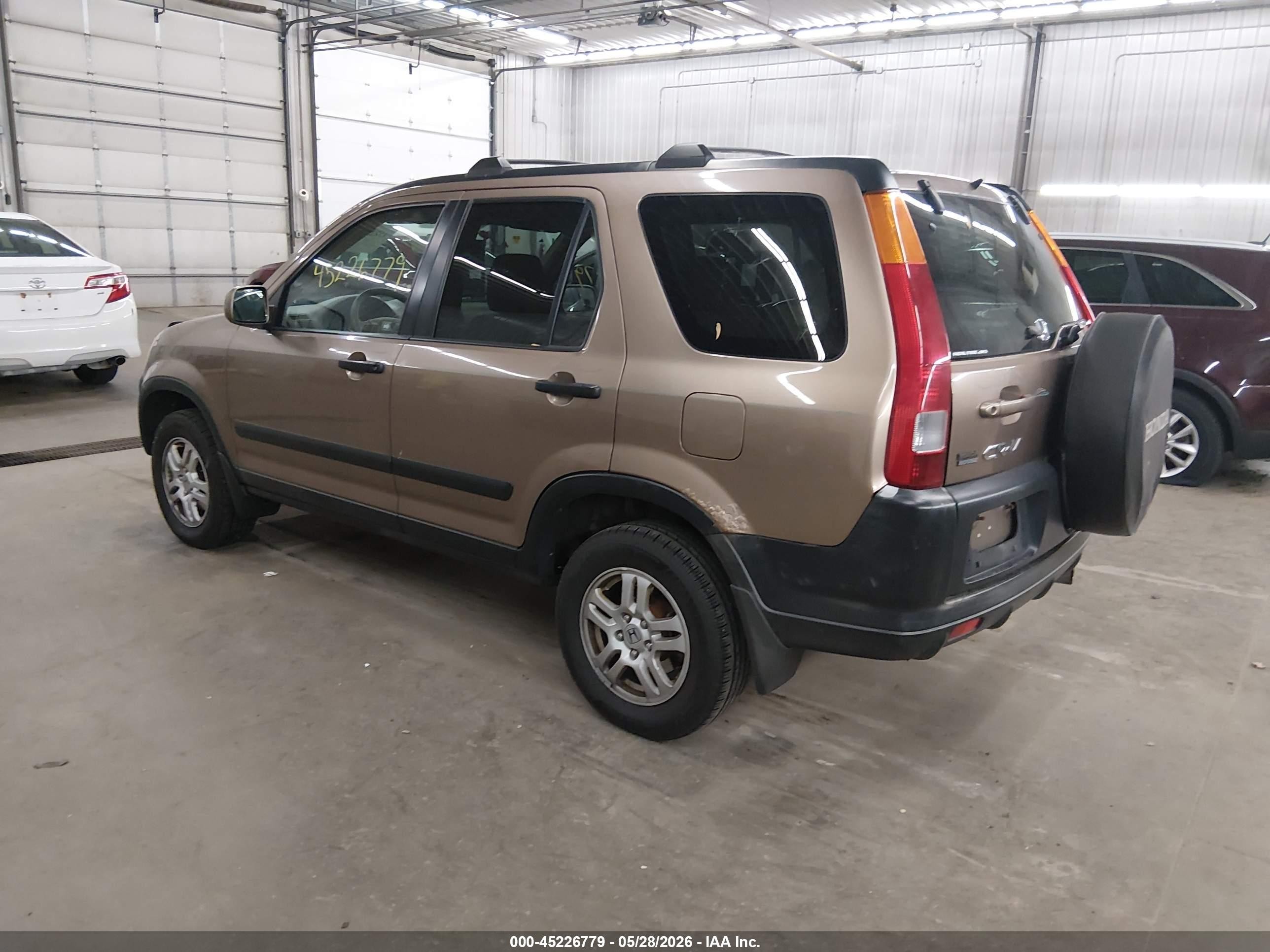 2002 Honda Cr-v Ex Brown vin: JHLRD788X2C071709