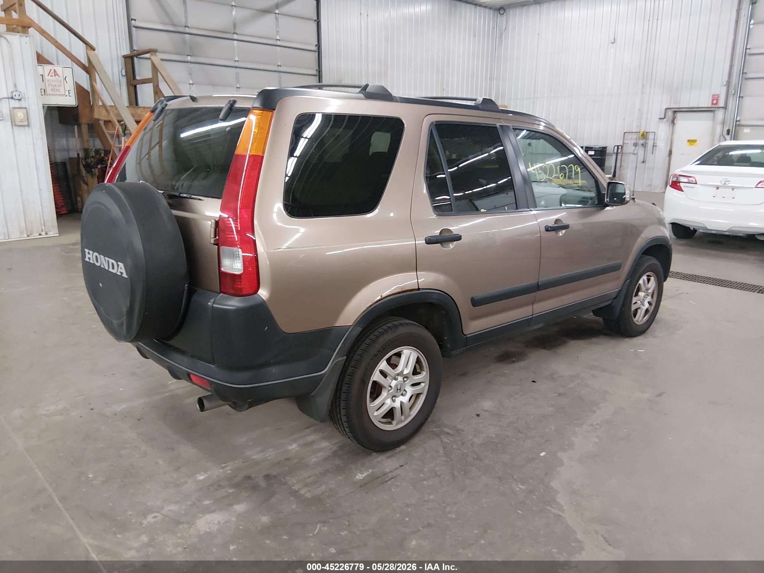 2002 Honda Cr-v Ex Brown vin: JHLRD788X2C071709