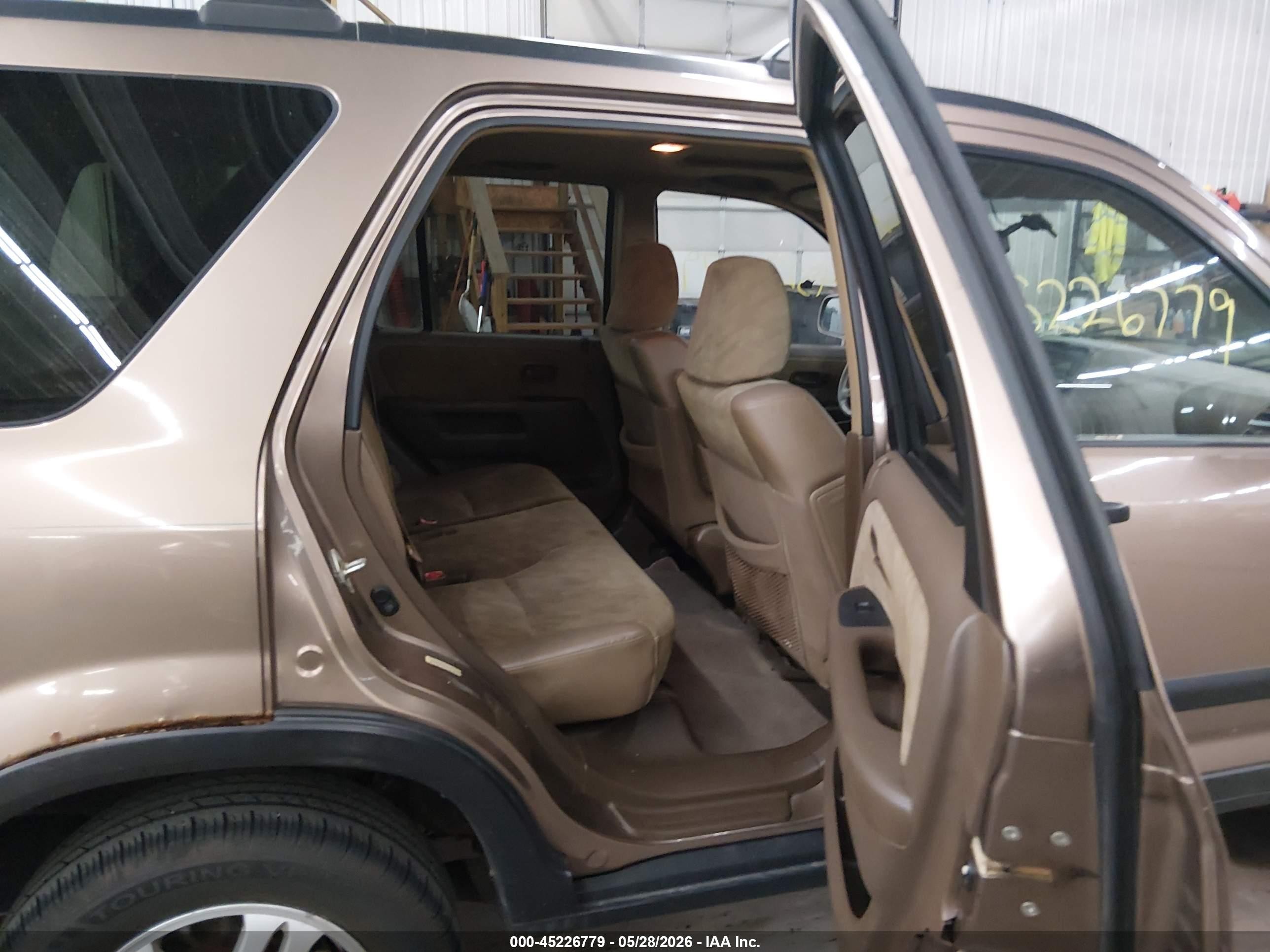 2002 Honda Cr-v Ex Brown vin: JHLRD788X2C071709