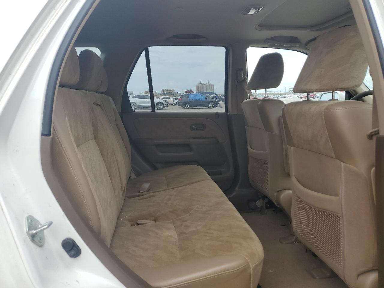 2002 Honda Cr-v Ex White vin: JHLRD788X2C076473
