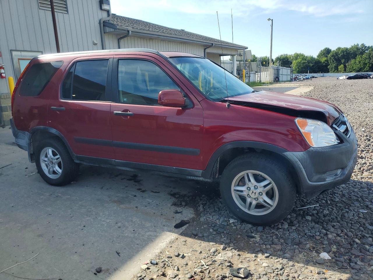 2002 Honda Cr-v Ex Maroon vin: JHLRD788X2C082371