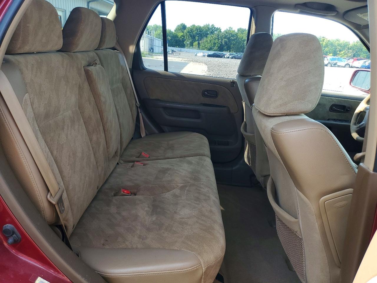 2002 Honda Cr-v Ex Maroon vin: JHLRD788X2C082371