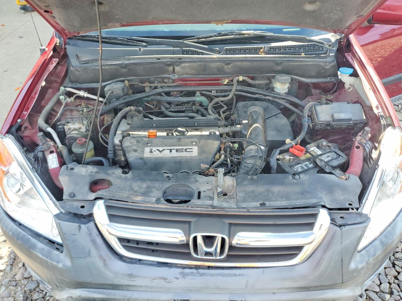 2002 Honda Cr-v Ex Maroon vin: JHLRD788X2C082371