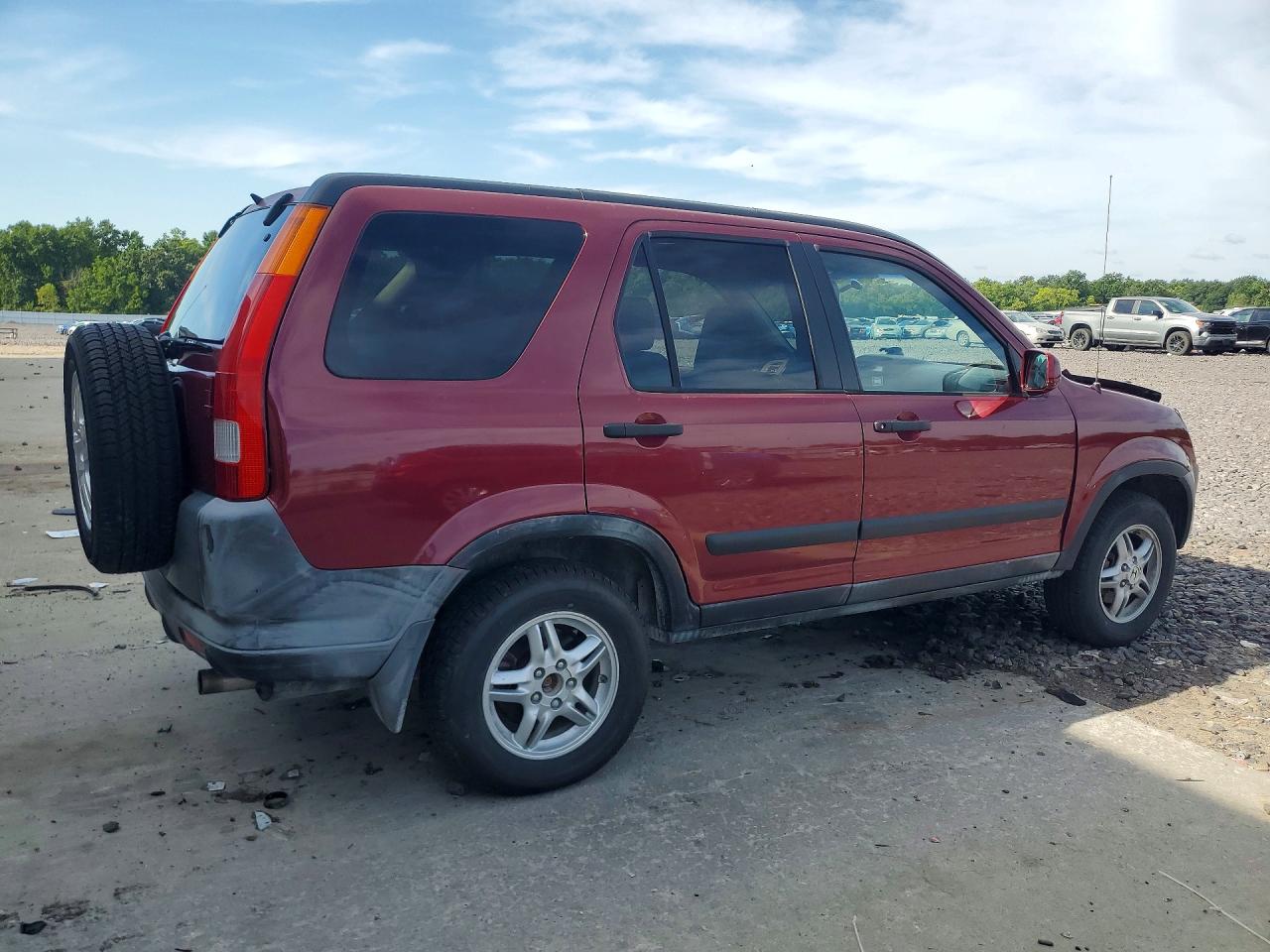 2002 Honda Cr-v Ex Maroon vin: JHLRD788X2C082371