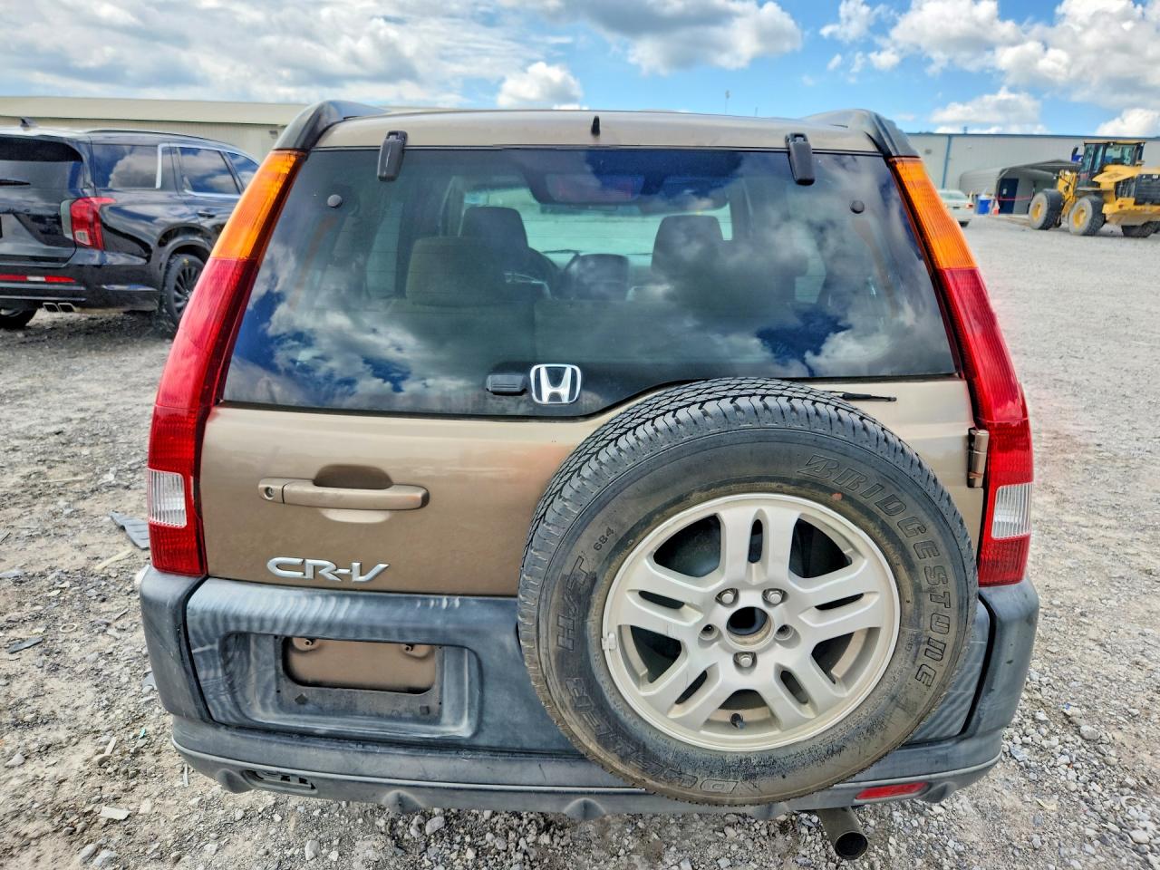 2002 Honda Cr-v Ex Tan vin: JHLRD788X2C093645