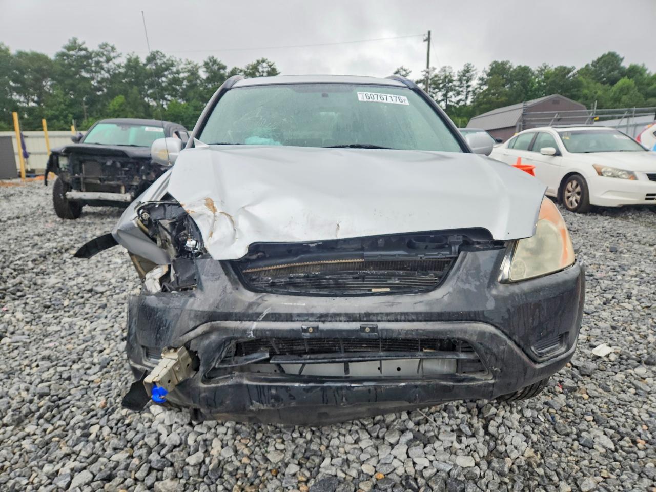 2003 Honda Cr-v Ex Silver vin: JHLRD788X3C032572