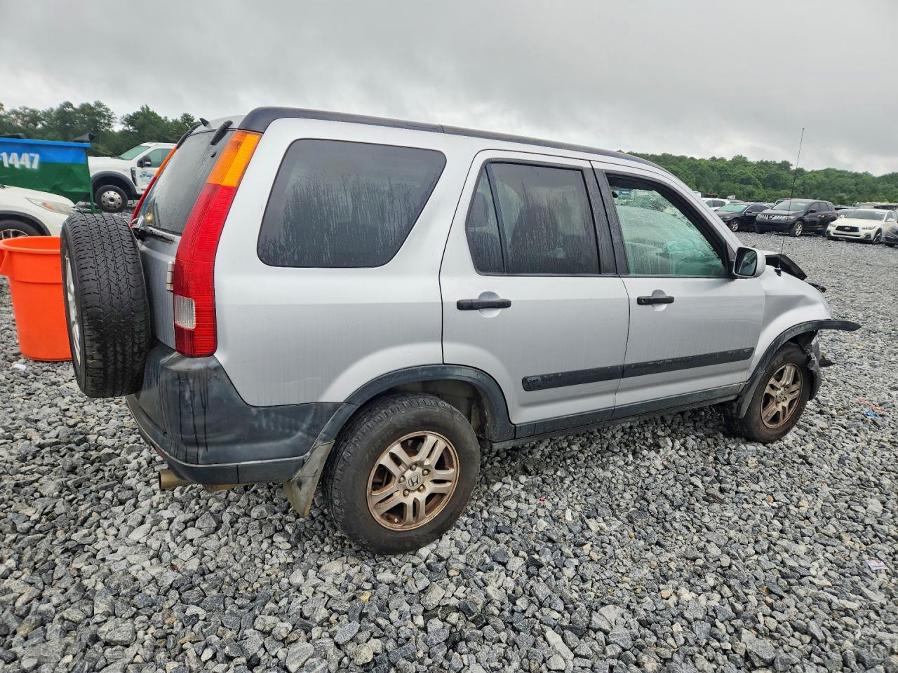 2003 Honda Cr-v Ex Silver vin: JHLRD788X3C032572