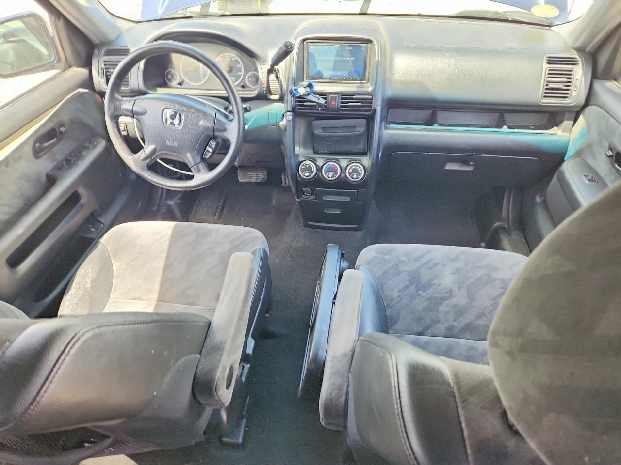 2004 Honda Cr-v Ex Blue vin: JHLRD788X4C058252