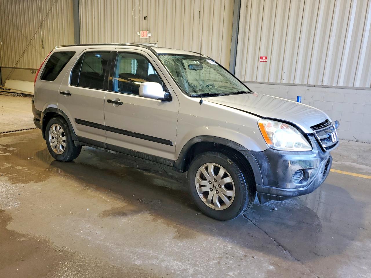 2005 Honda Cr-v Ex Silver vin: JHLRD788X5C005603