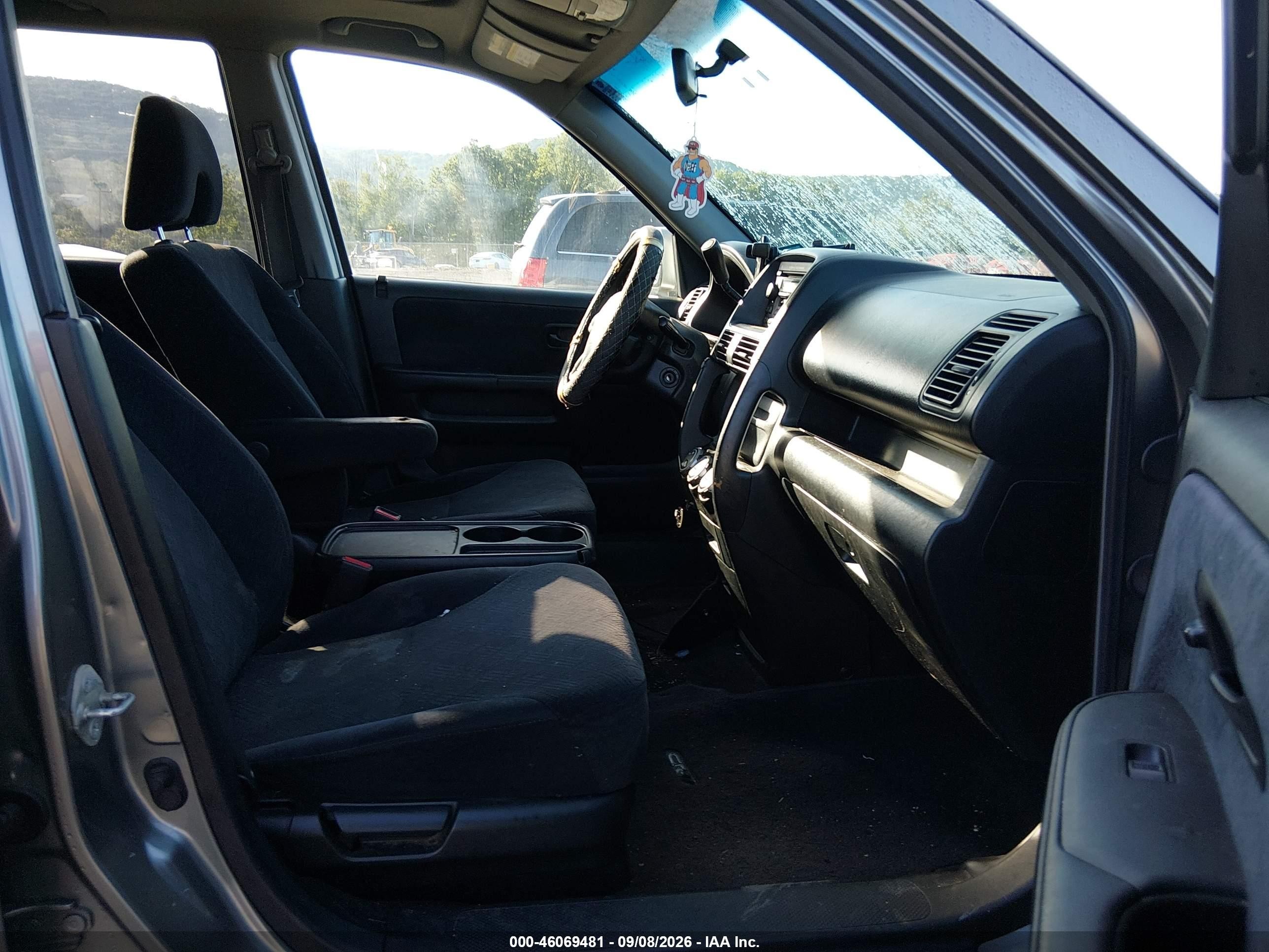 2006 Honda Cr-v Ex Gray vin: JHLRD788X6C034665