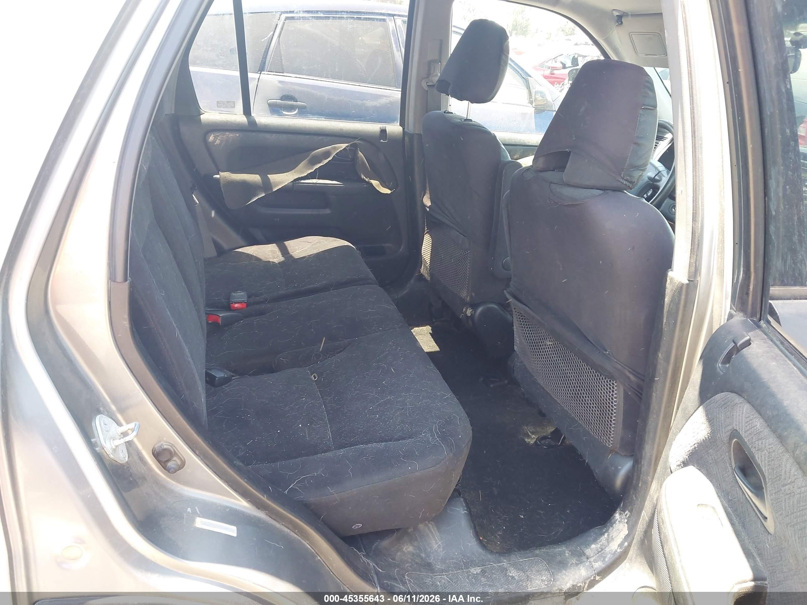 2006 Honda Cr-v Ex Gray vin: JHLRD788X6C045360
