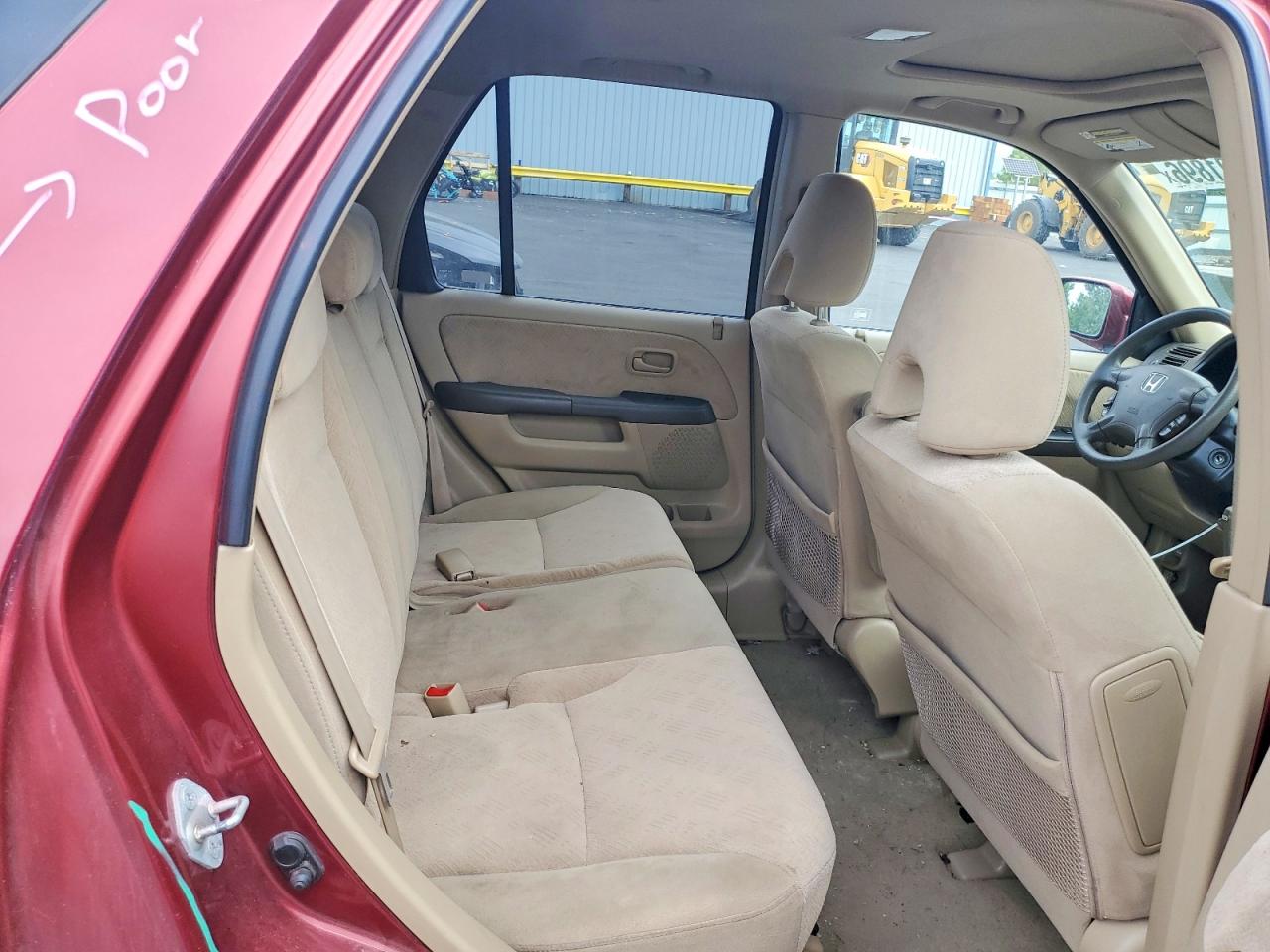 2006 Honda Cr-v Ex Red vin: JHLRD788X6C063583