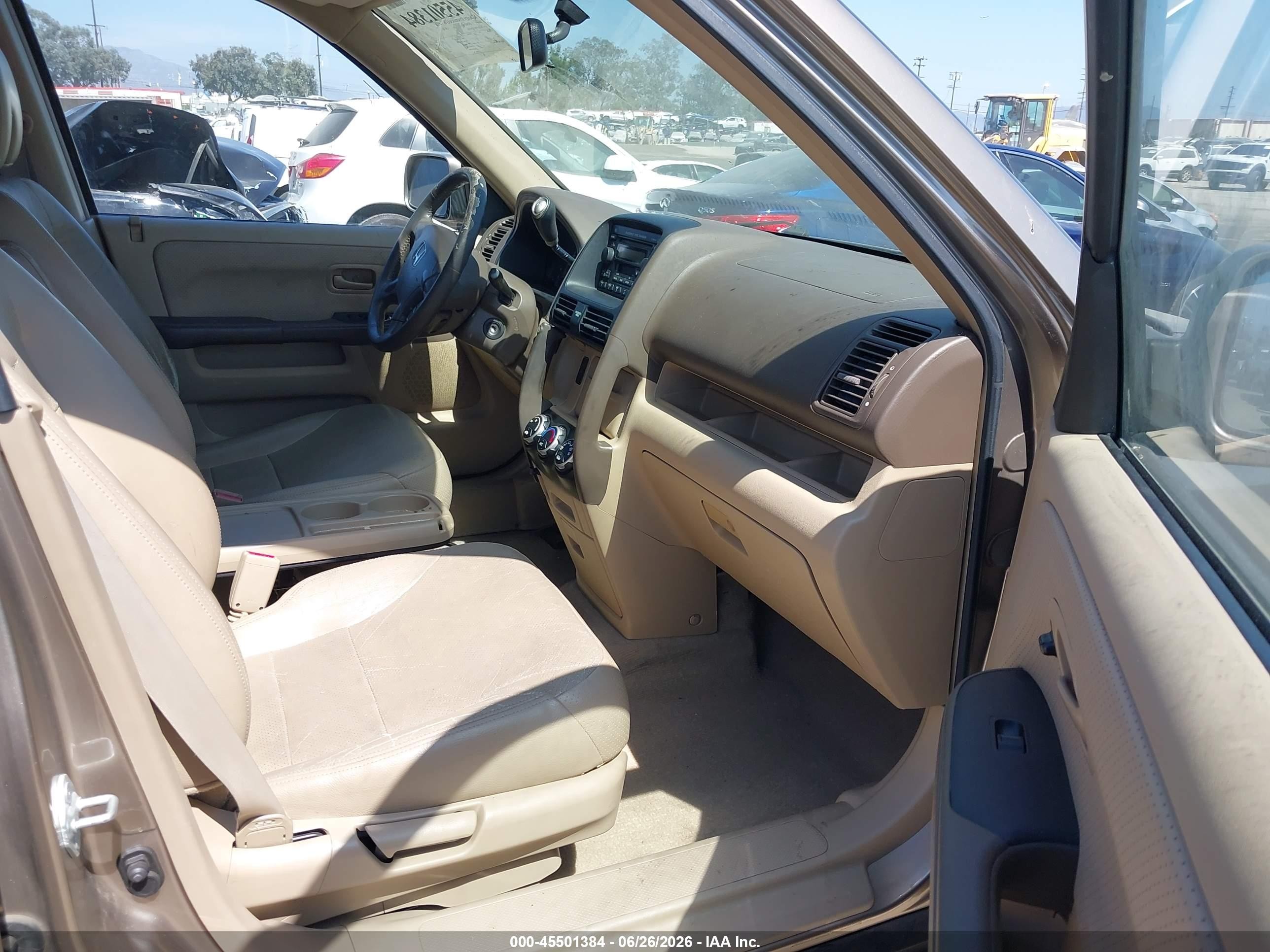 2005 Honda Cr-v Se Gold vin: JHLRD78905C065494