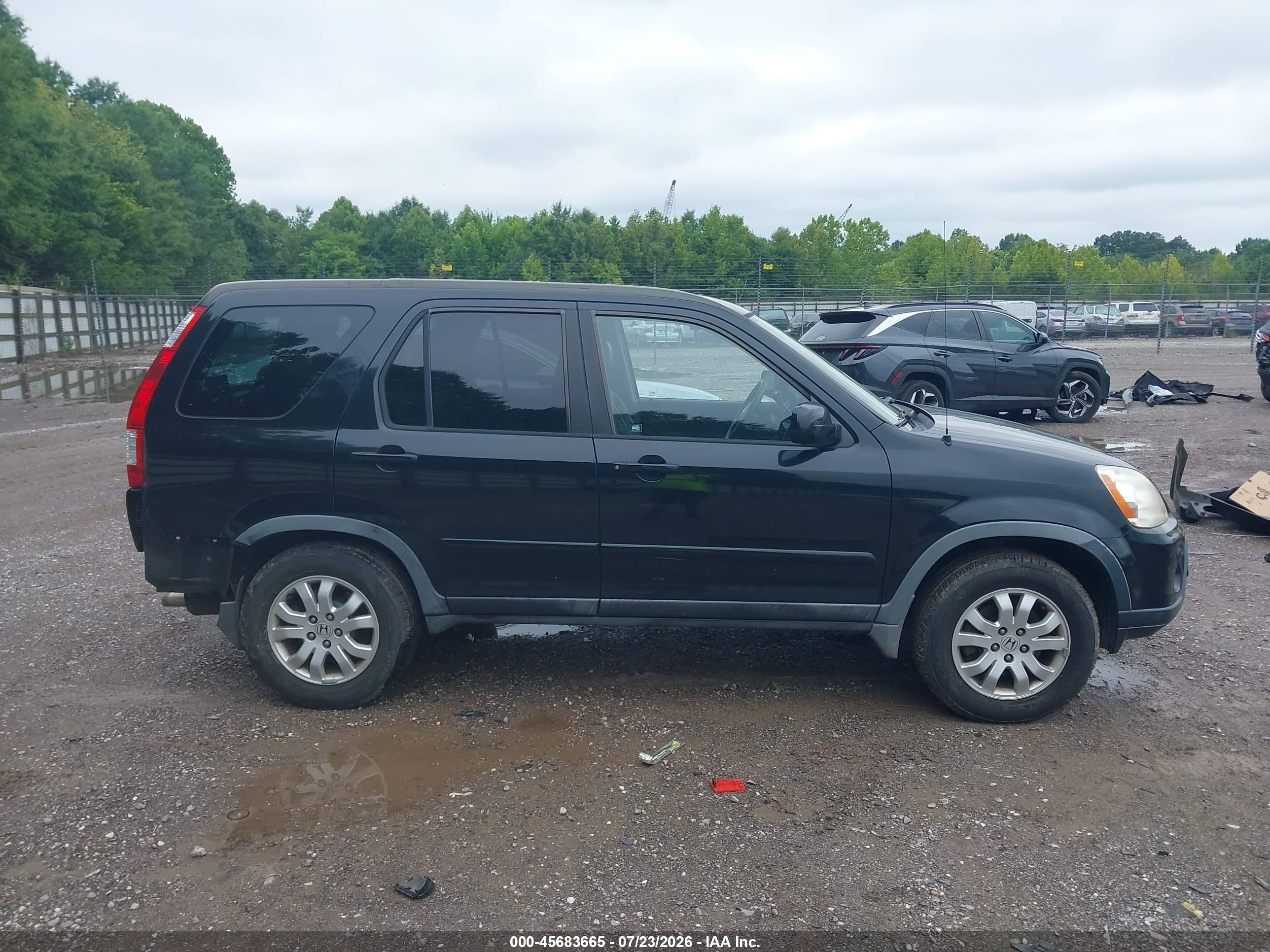 2006 Honda Cr-v Se Black vin: JHLRD78906C021089