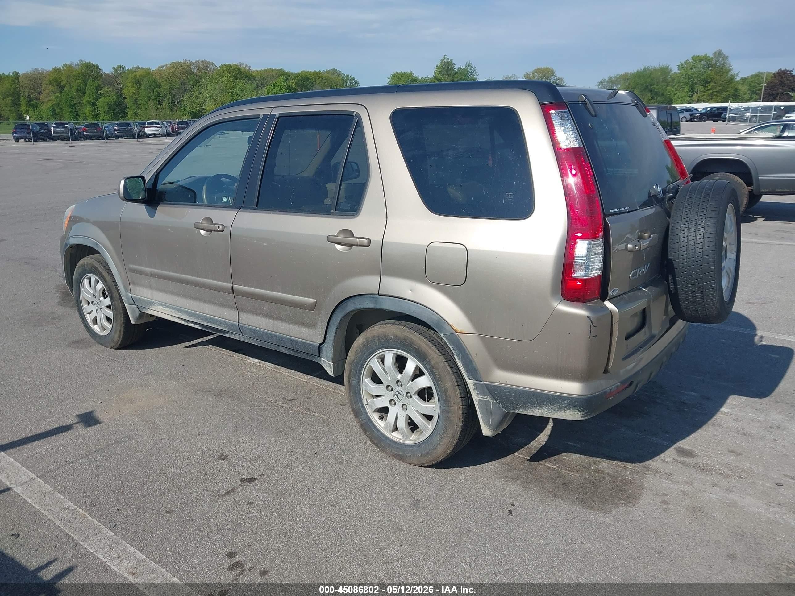 2006 Honda Cr-v Se Желто-коричневый vin: JHLRD78906C050138