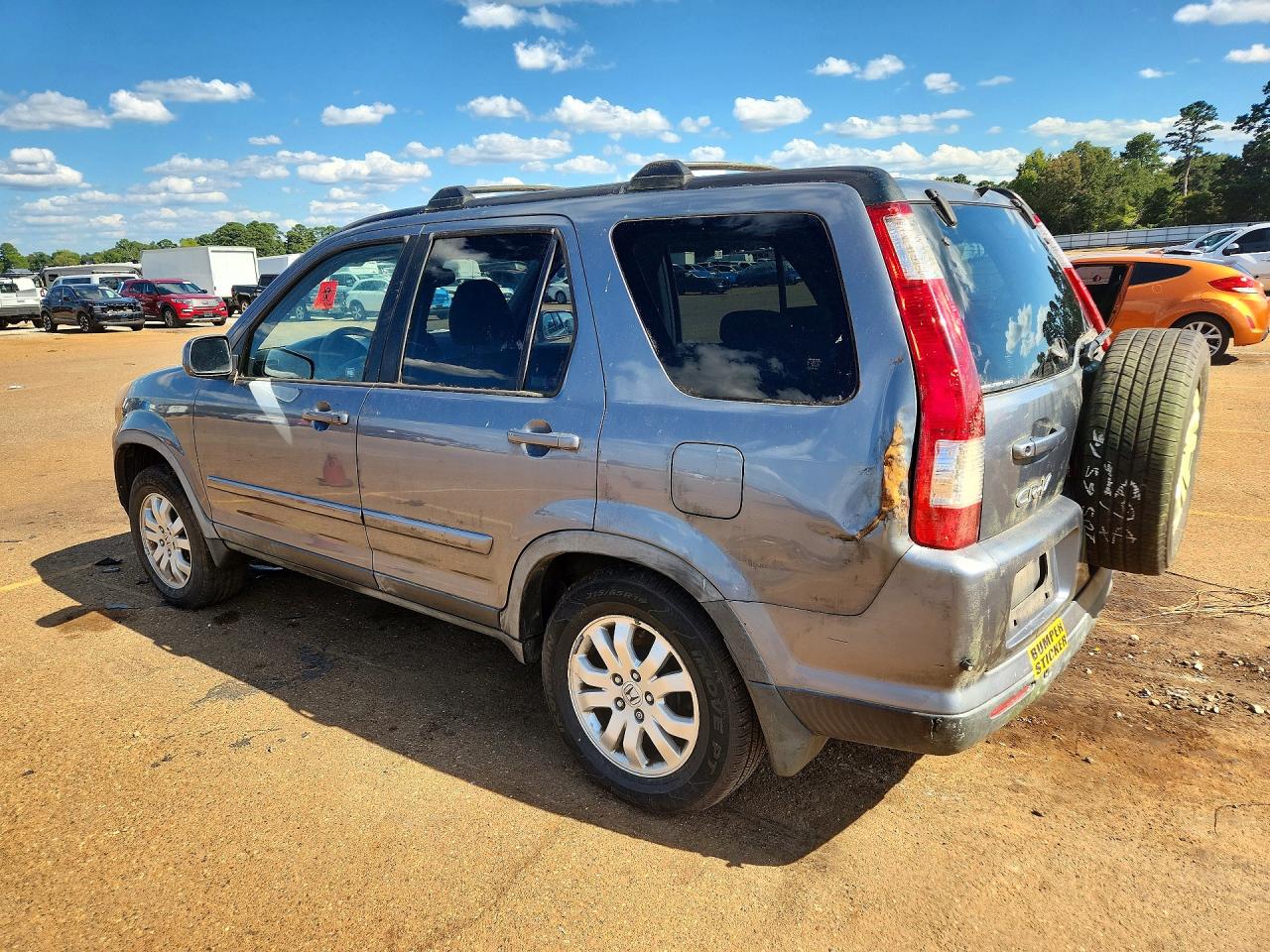 2005 Honda Cr-v Se Серый vin: JHLRD78925C045229