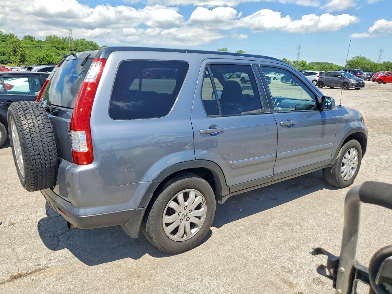 2006 Honda Cr-v Se Синий vin: JHLRD78926C045944