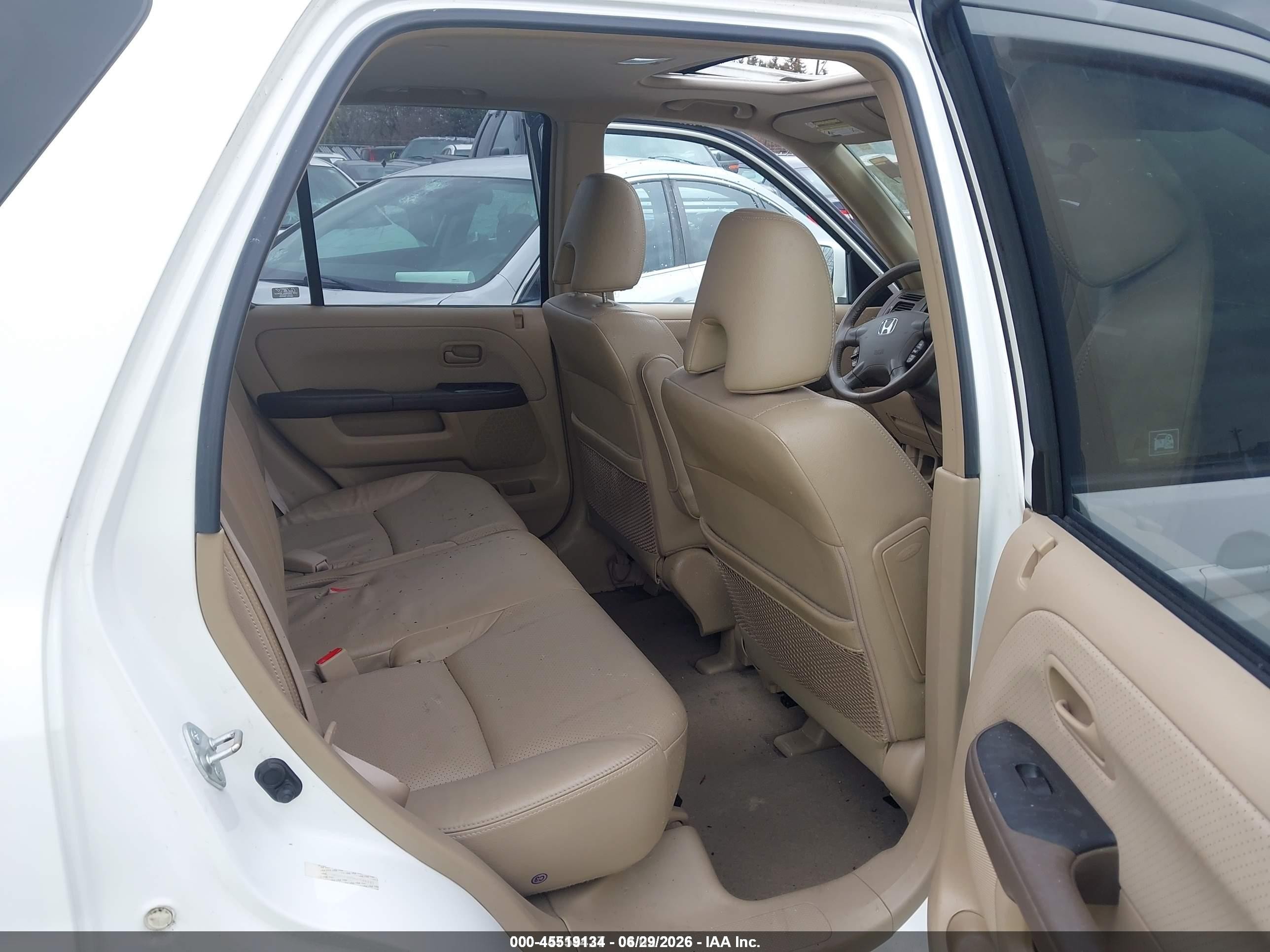 2006 Honda Cr-v Se White vin: JHLRD78926C048441