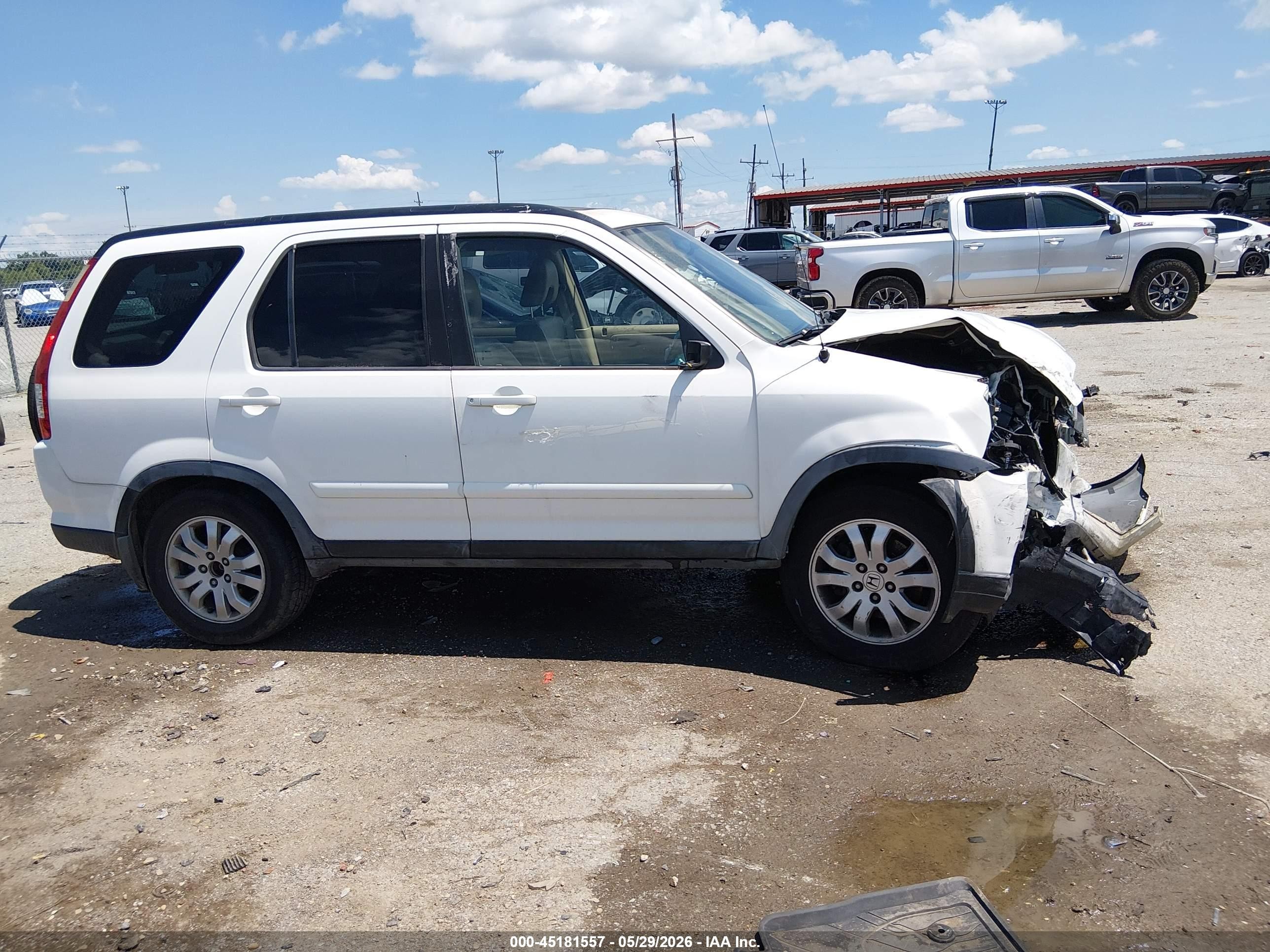 2006 Honda Cr-v Se Белый vin: JHLRD78926C050433