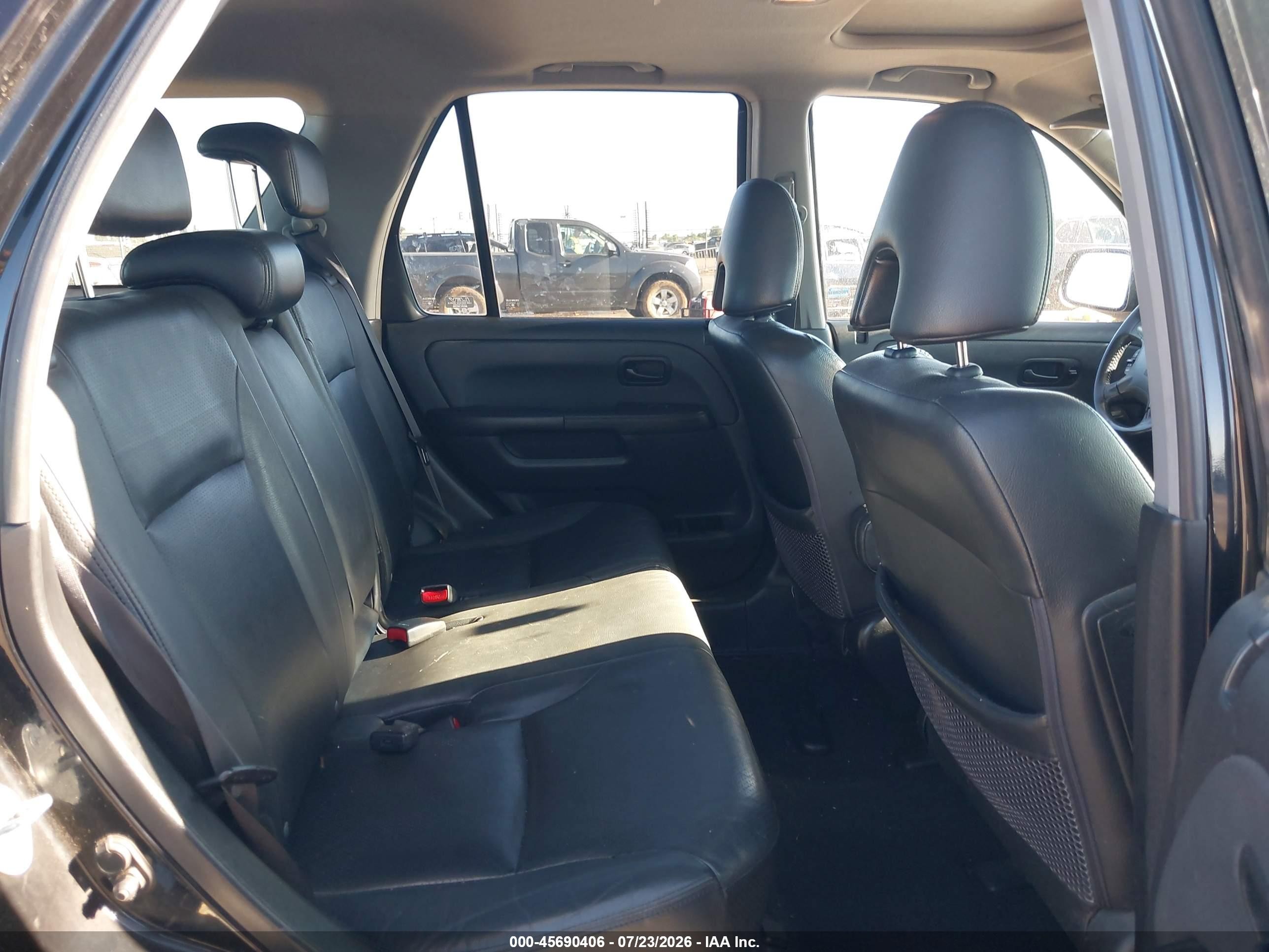 2006 Honda Cr-v Se Black vin: JHLRD78936C012760