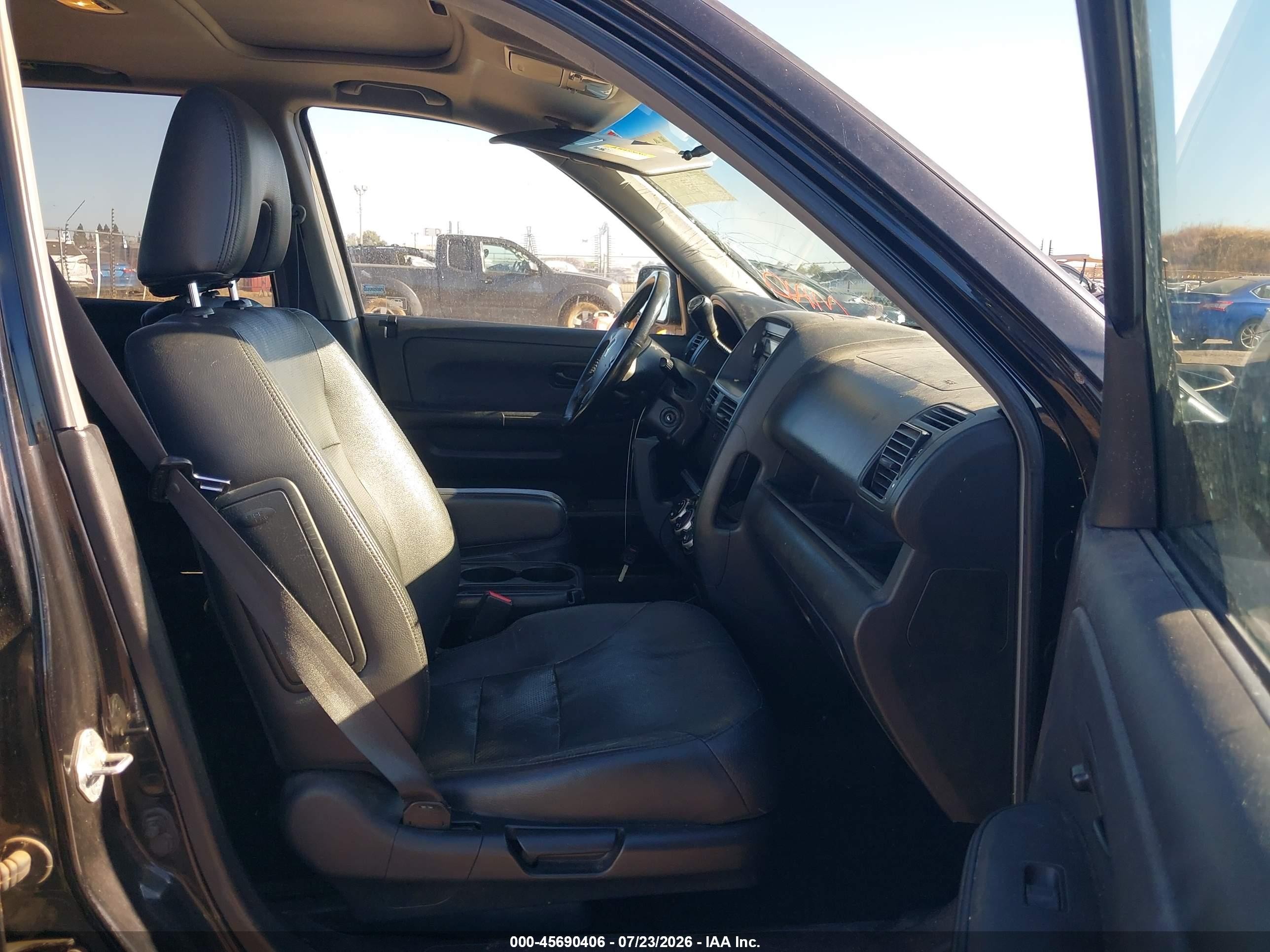 2006 Honda Cr-v Se Black vin: JHLRD78936C012760