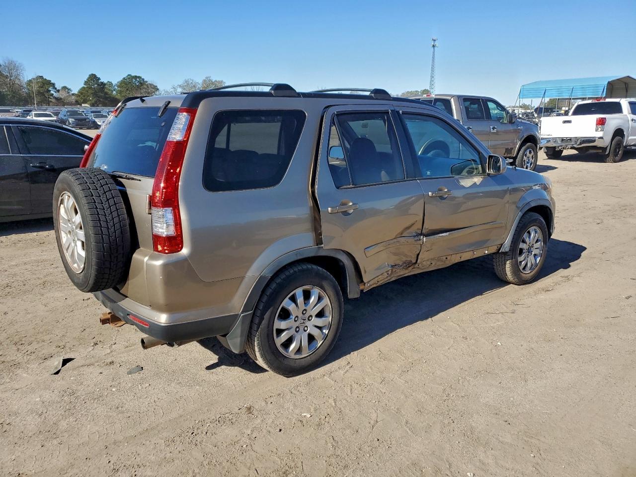 2005 Honda Cr-v Se Золотой vin: JHLRD78945C033096