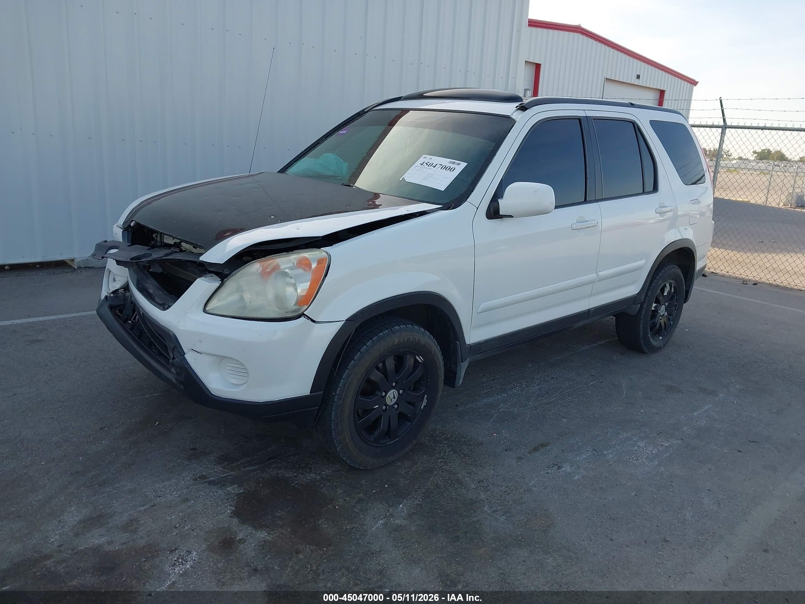 2006 Honda Cr-v Se White vin: JHLRD78946C048411